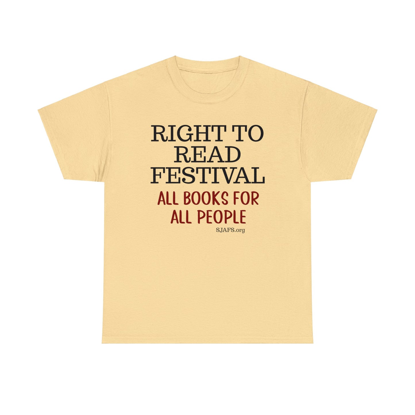 SJAFS R2R Front and Back Designs! Unisex Heavy Cotton Tee