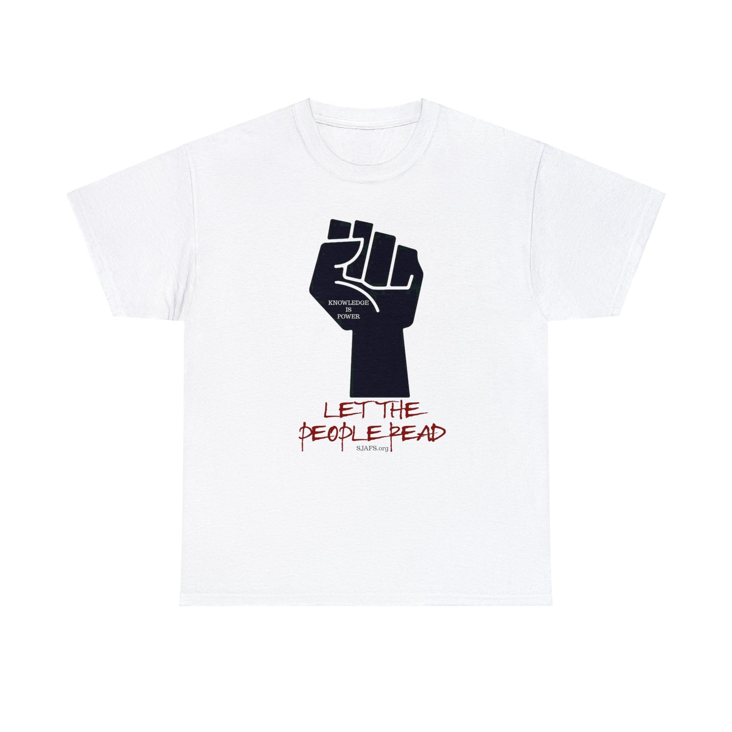 SJAFS Let the People Read Unisex Heavy Cotton Tee