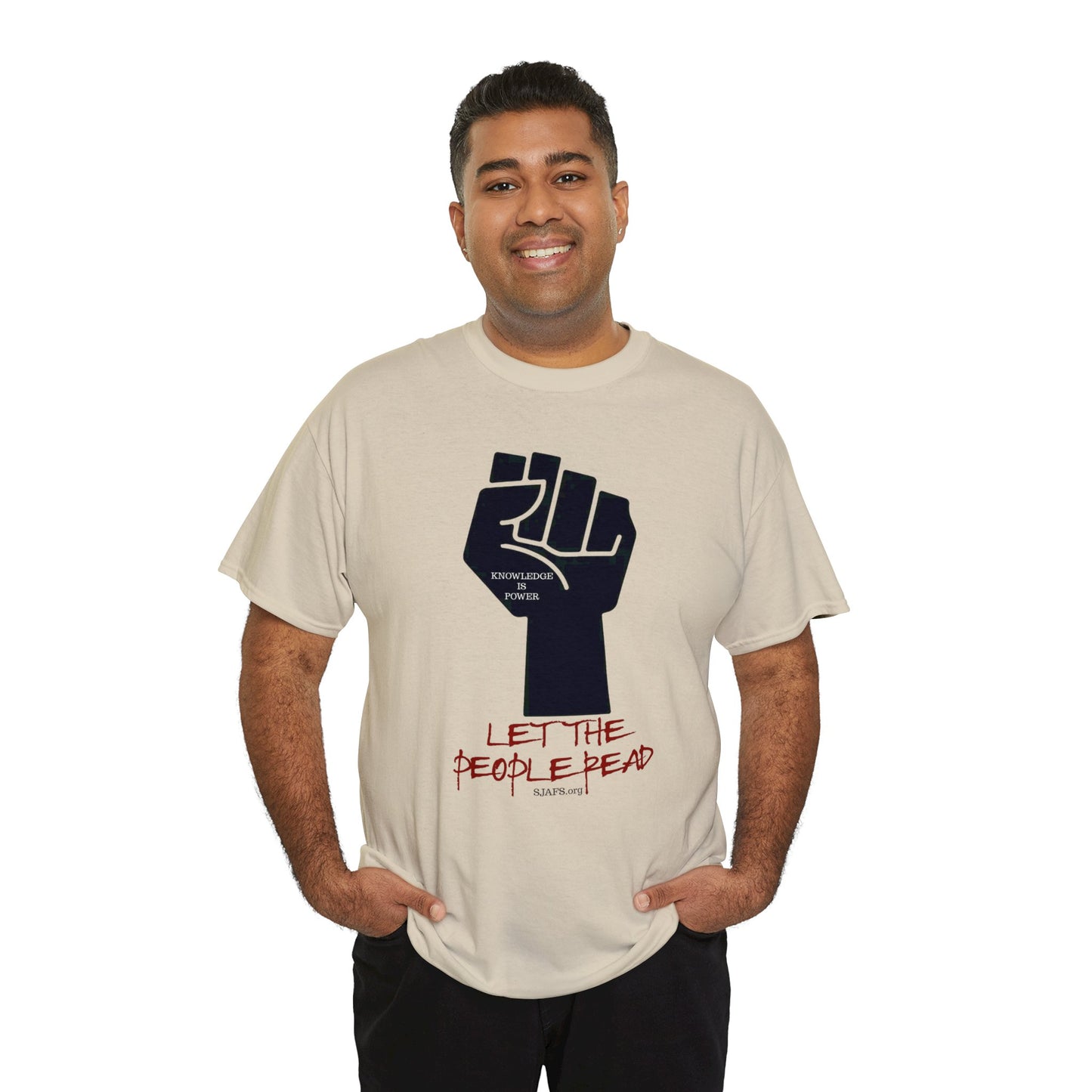 SJAFS Let the People Read Unisex Heavy Cotton Tee