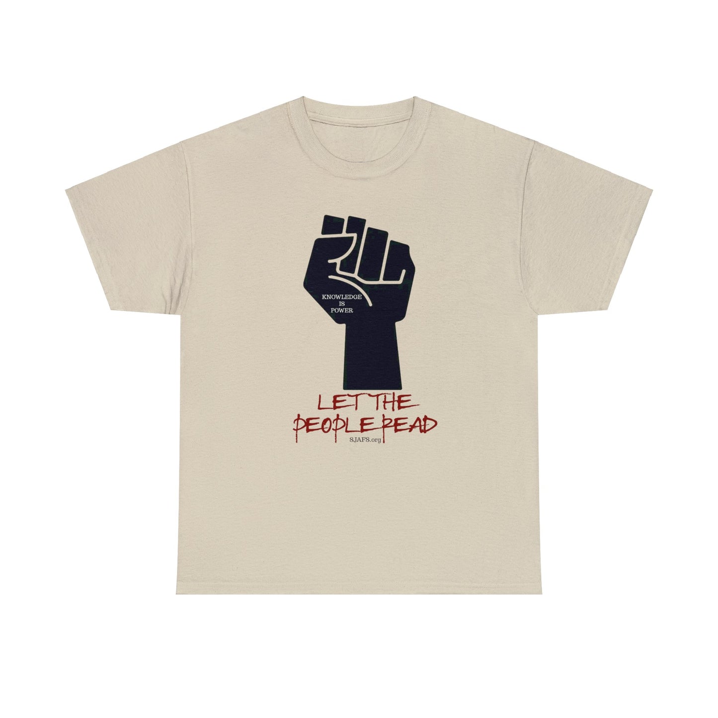 SJAFS Let the People Read Unisex Heavy Cotton Tee