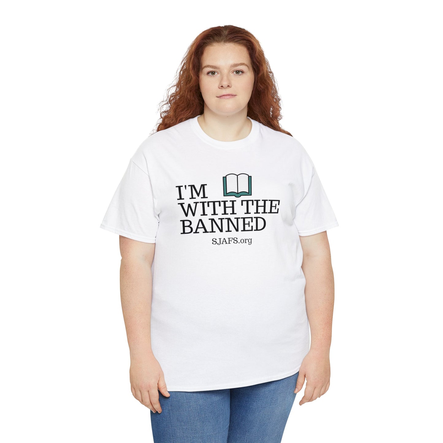 SJAFS I'm With the Banned Unisex Heavy Cotton Tee