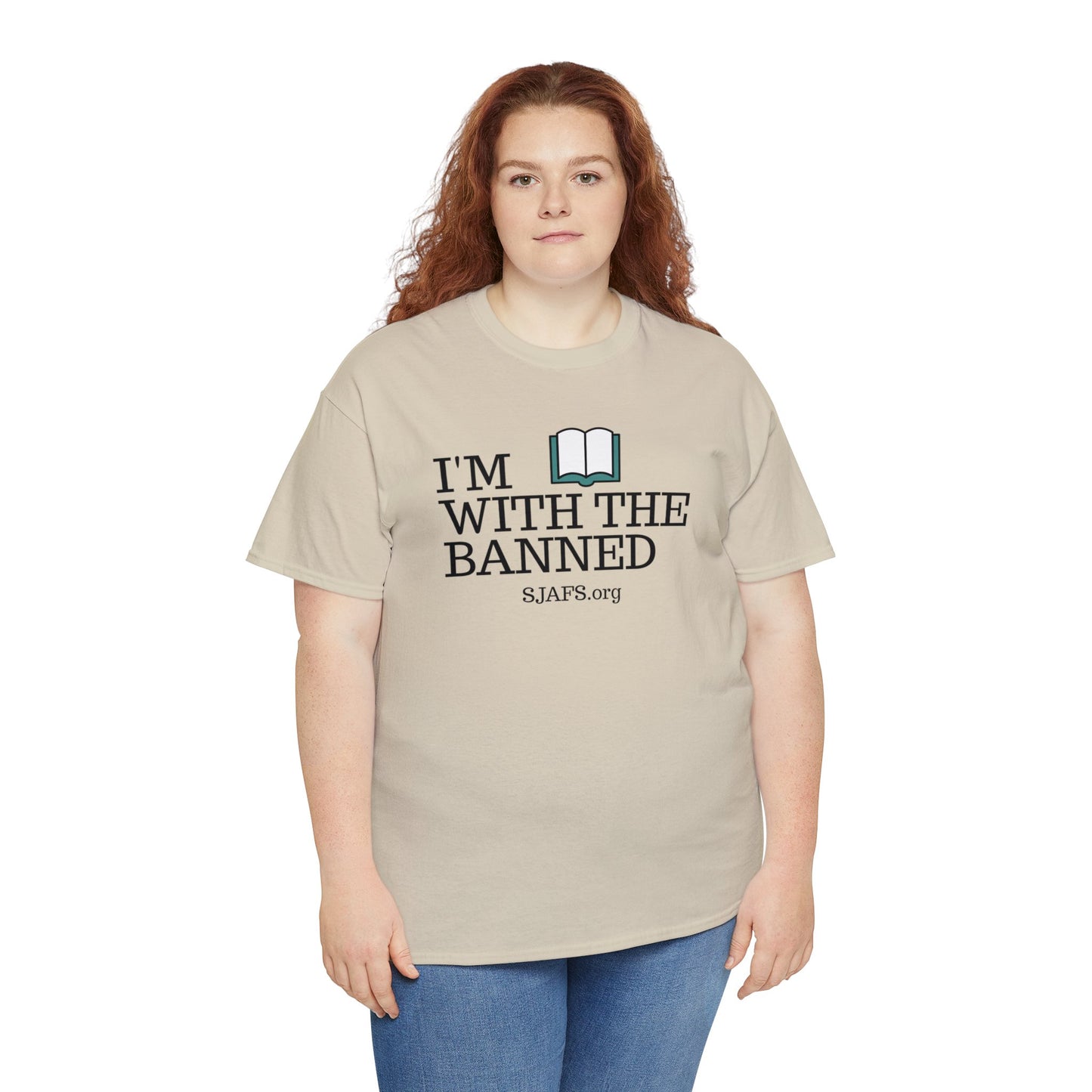 SJAFS I'm With the Banned Unisex Heavy Cotton Tee