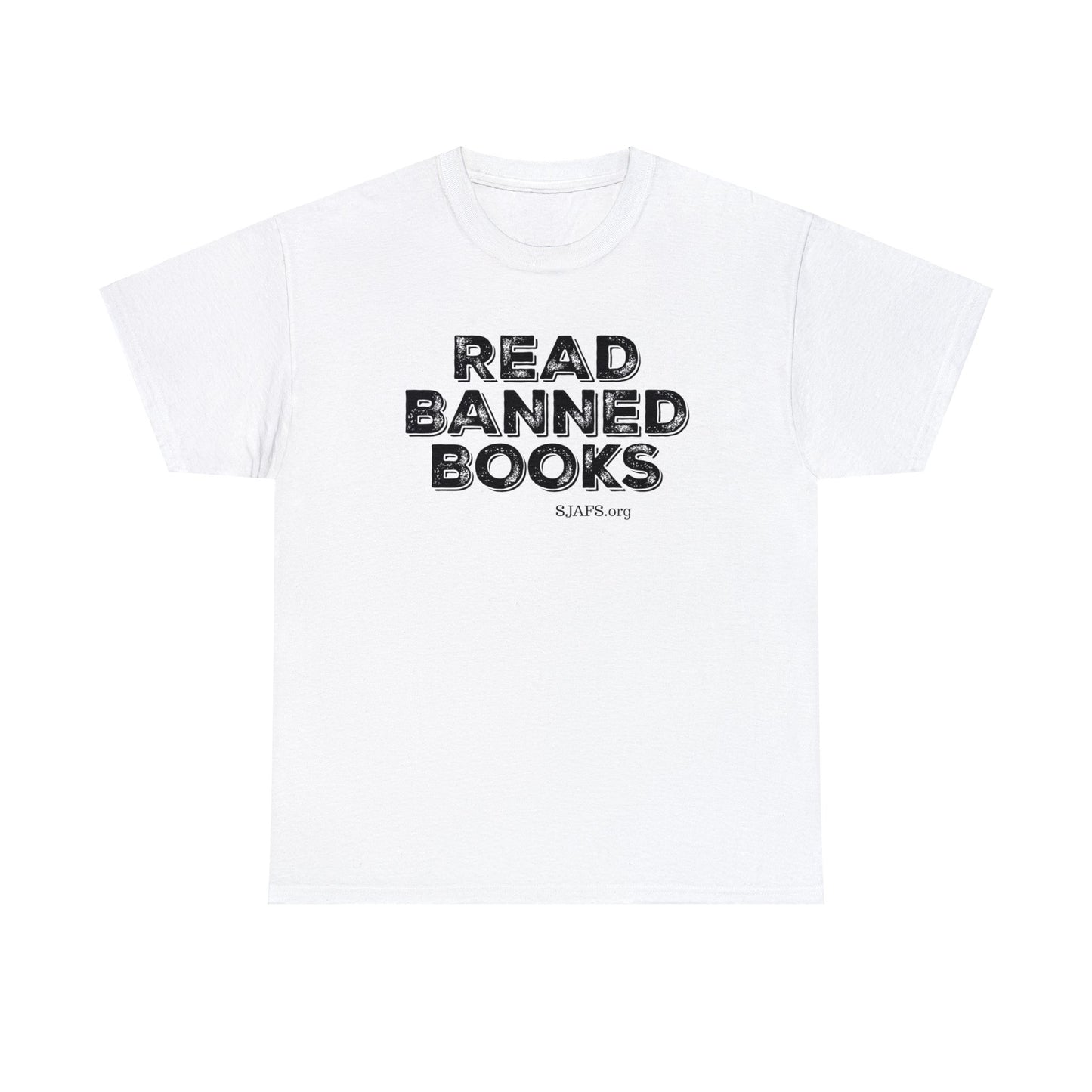 SJAFS Read Banned Books Bold Unisex Heavy Cotton Tee