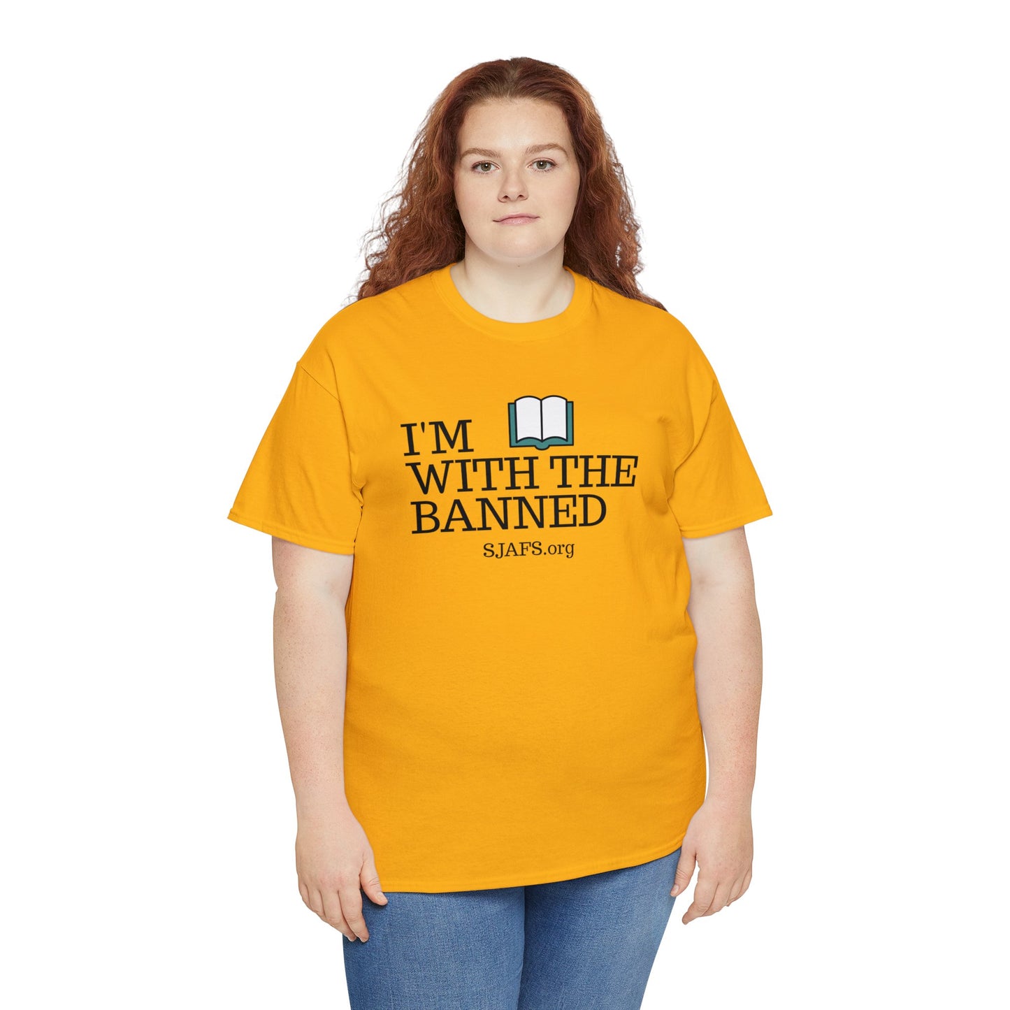 SJAFS I'm With the Banned Unisex Heavy Cotton Tee