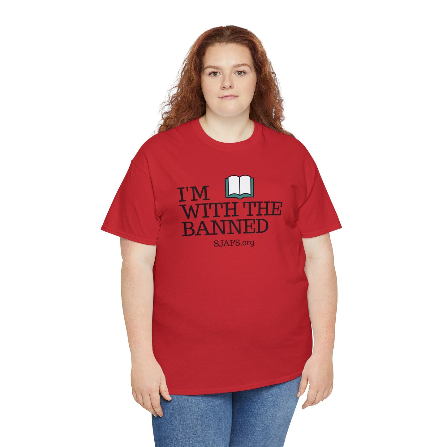 SJAFS I'm With the Banned Unisex Heavy Cotton Tee
