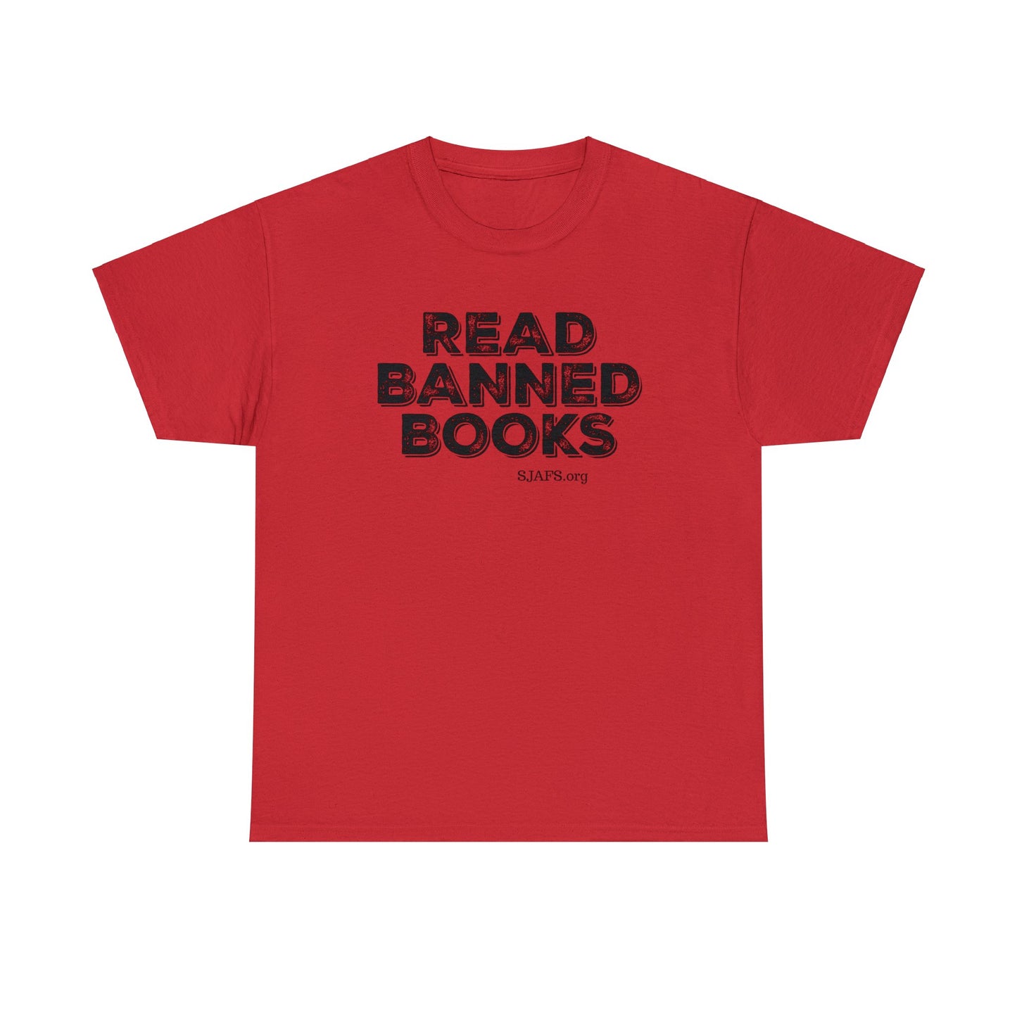 SJAFS Read Banned Books Bold Unisex Heavy Cotton Tee