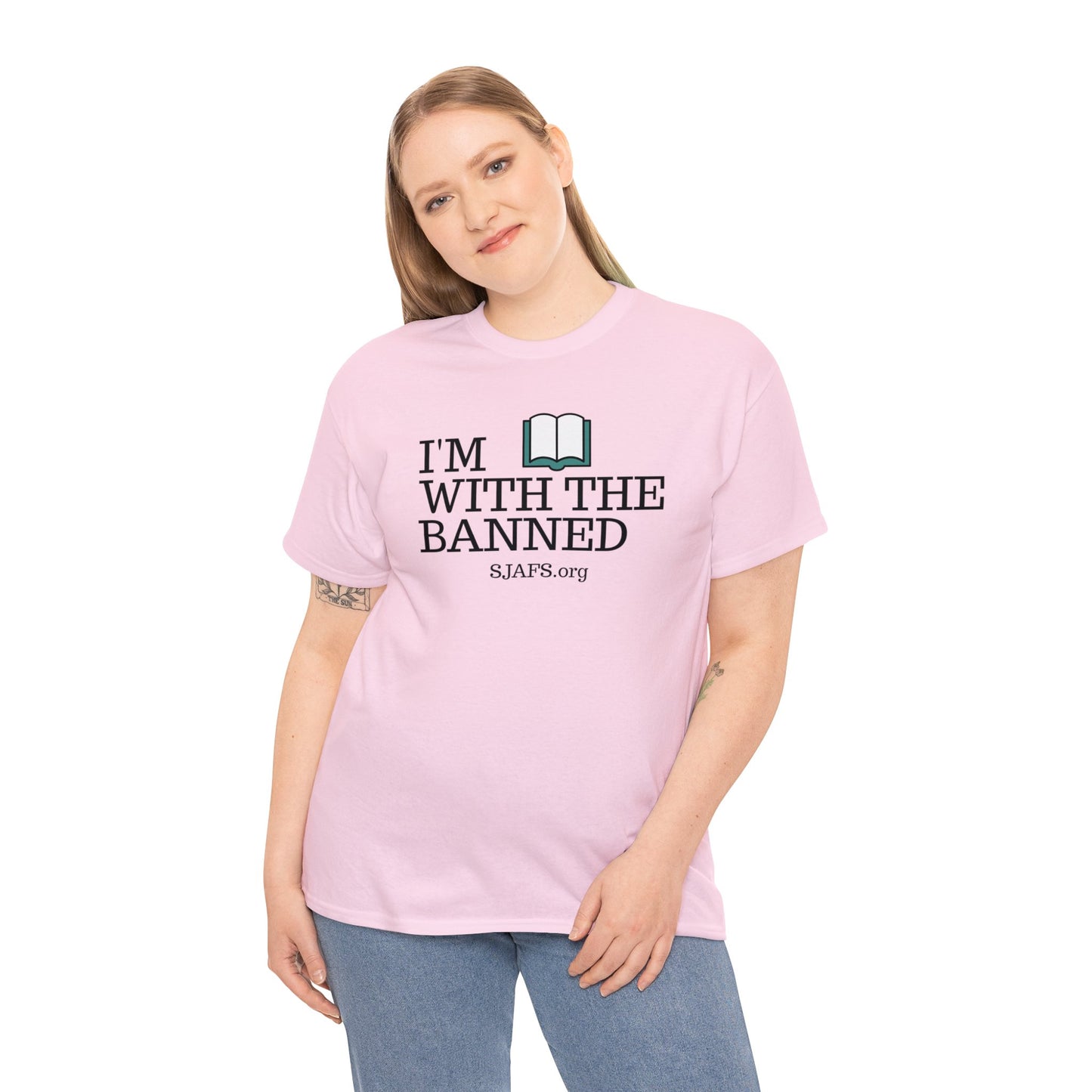 SJAFS I'm With the Banned Unisex Heavy Cotton Tee