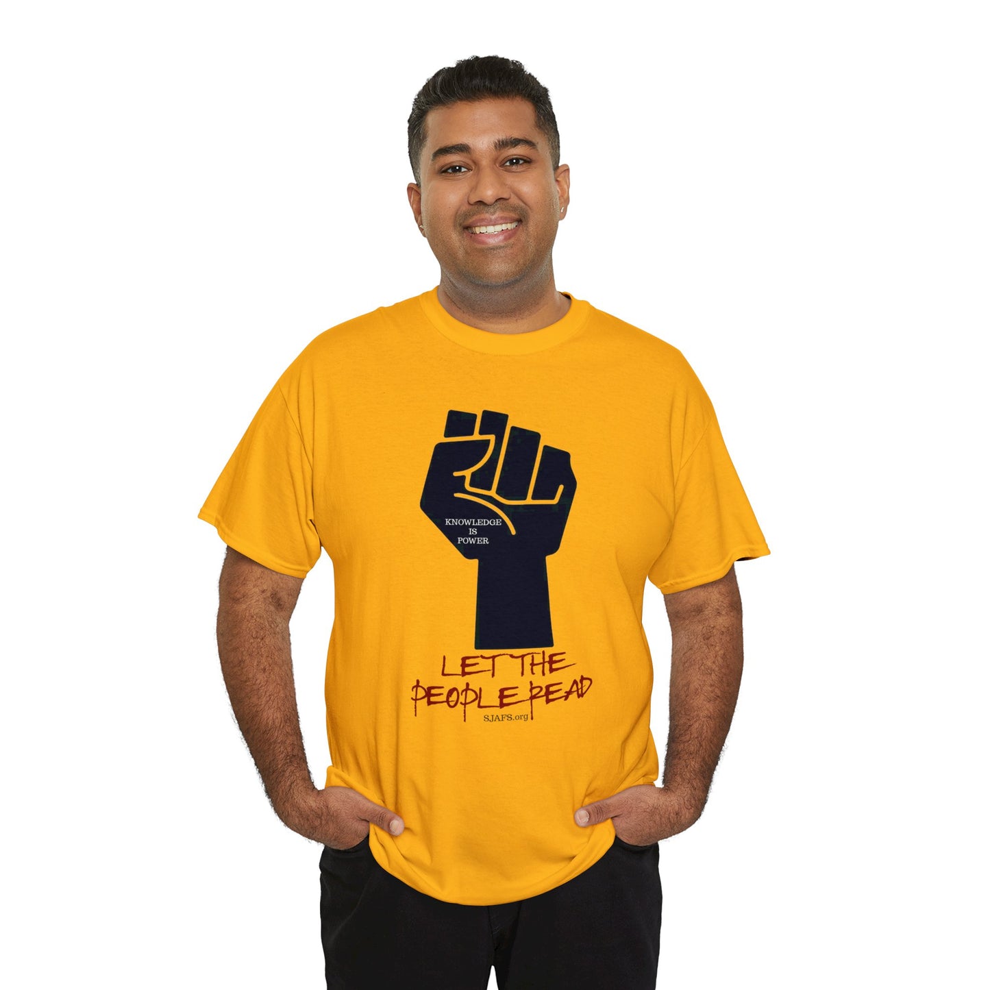 SJAFS Let the People Read Unisex Heavy Cotton Tee