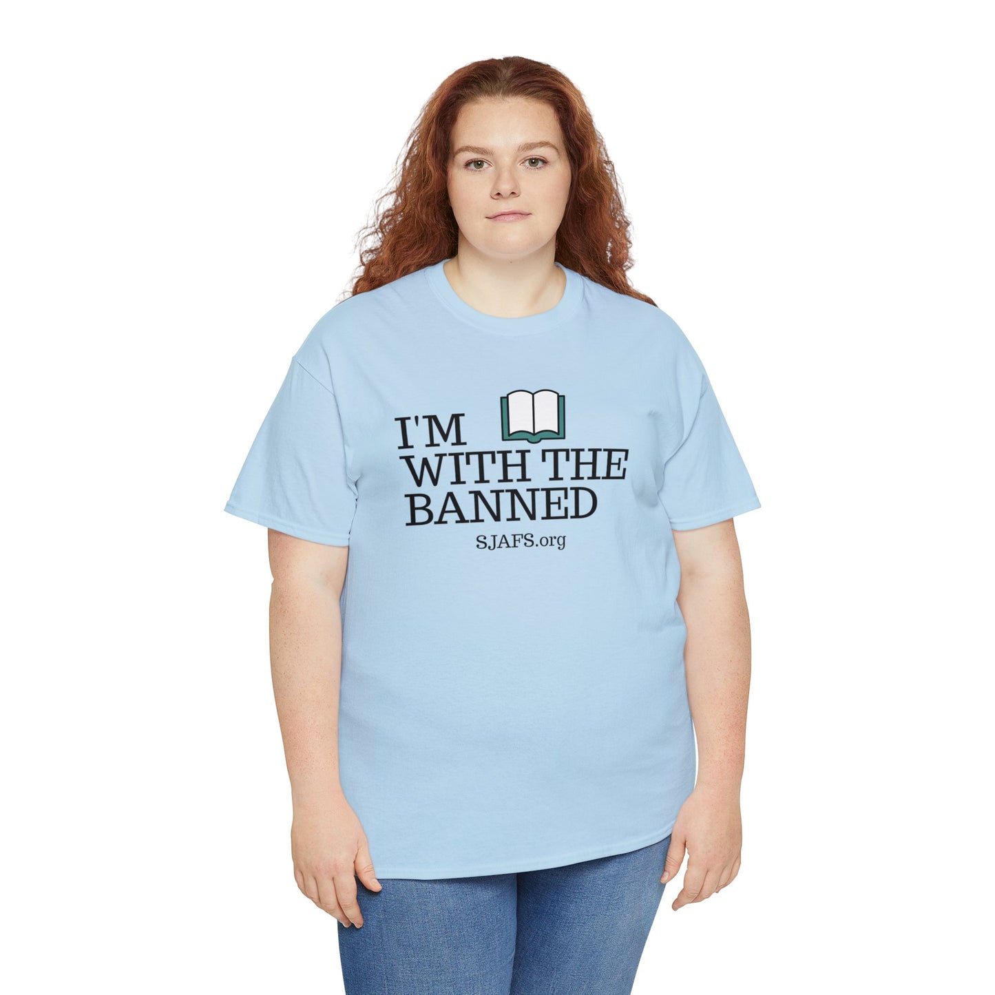 SJAFS I'm With the Banned Unisex Heavy Cotton Tee