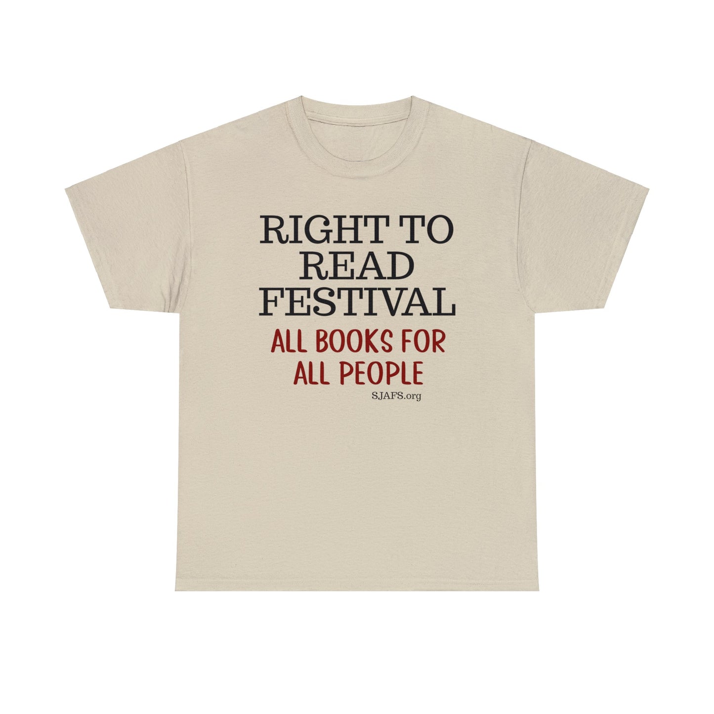 SJAFS R2R Front and Back Designs! Unisex Heavy Cotton Tee