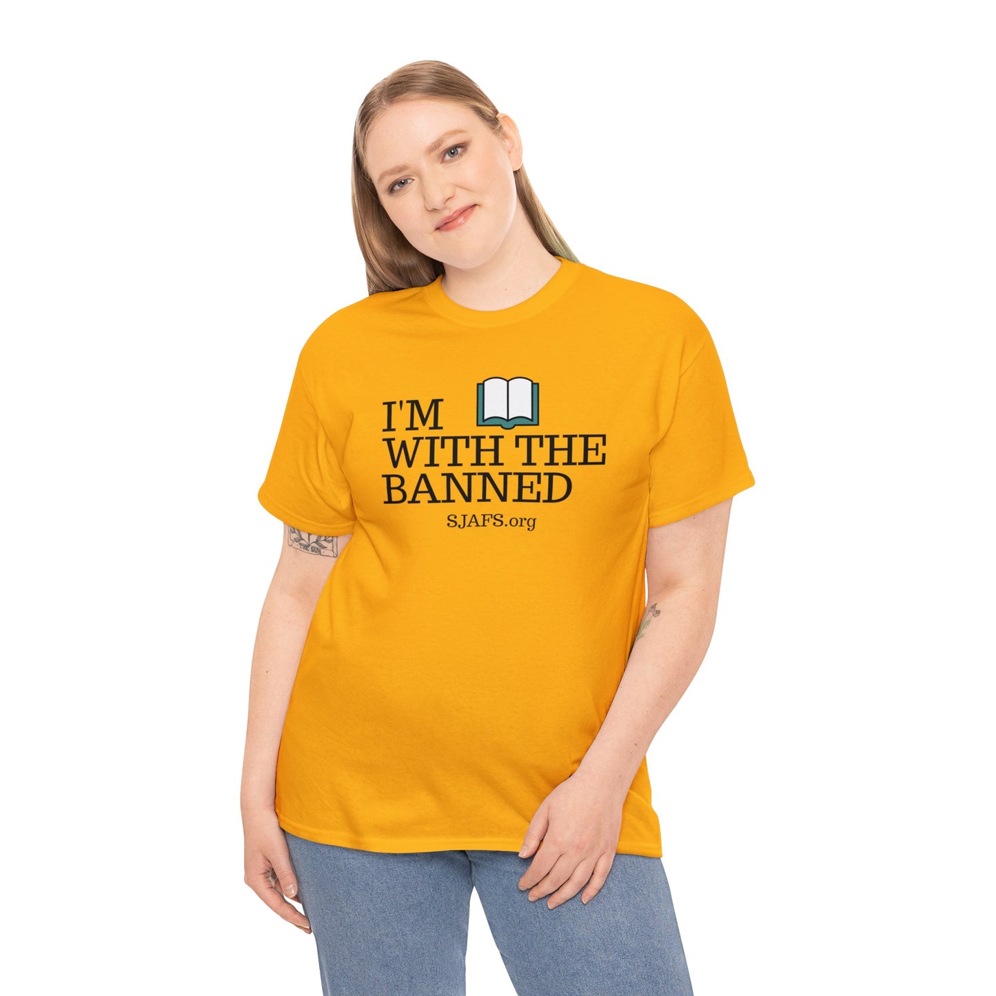 SJAFS I'm With the Banned Unisex Heavy Cotton Tee
