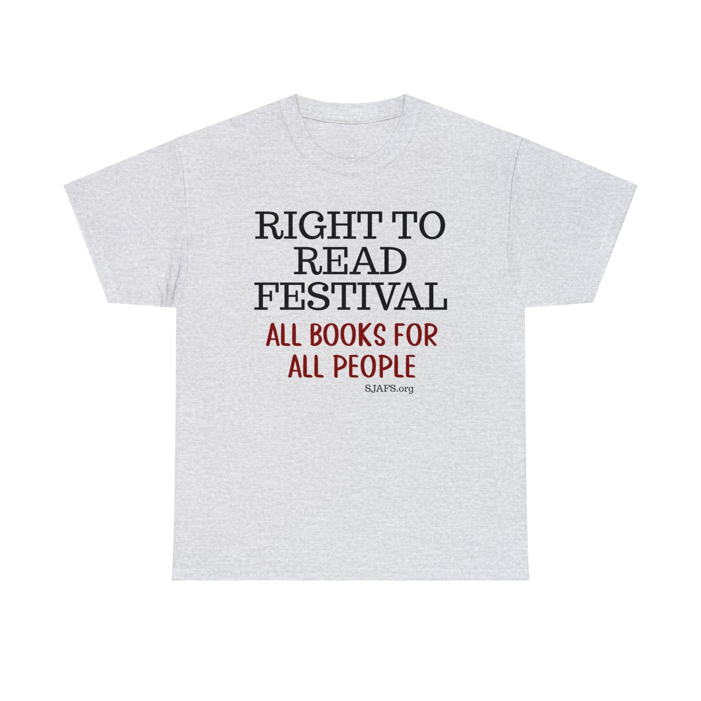 SJAFS R2R Front and Back Designs! Unisex Heavy Cotton Tee