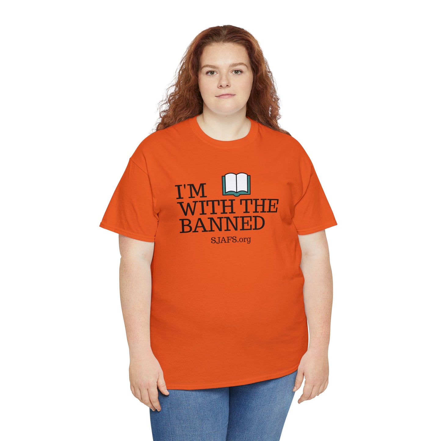 SJAFS I'm With the Banned Unisex Heavy Cotton Tee