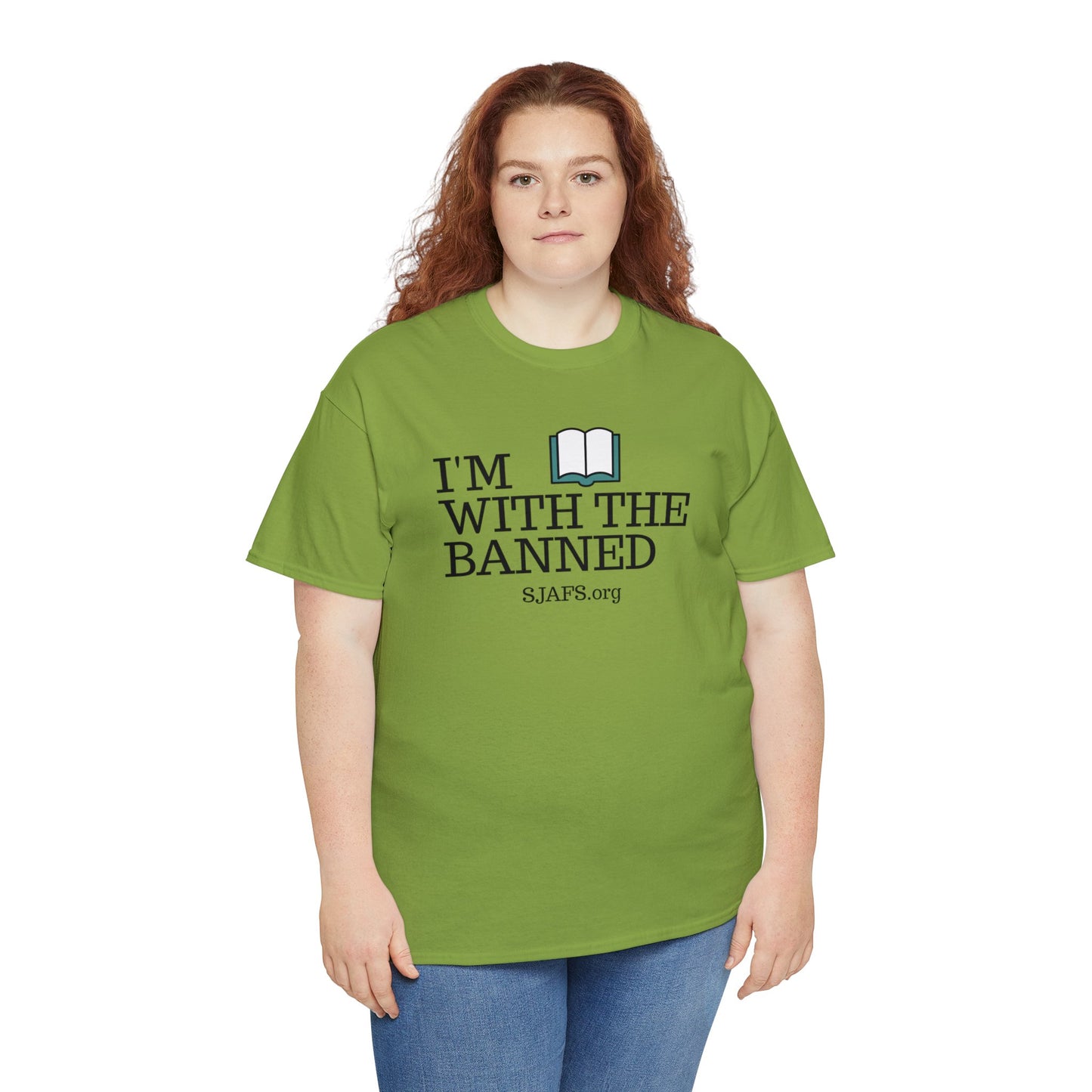 SJAFS I'm With the Banned Unisex Heavy Cotton Tee