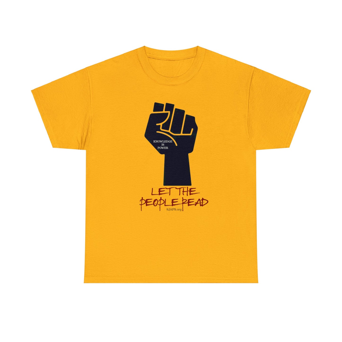 SJAFS Let the People Read Unisex Heavy Cotton Tee