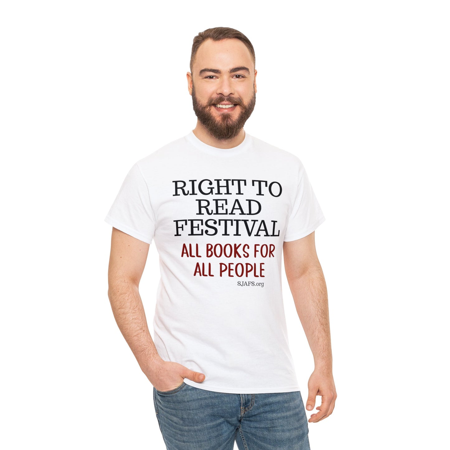 Right to Read Festival Shirt Unisex Heavy Cotton Tee
