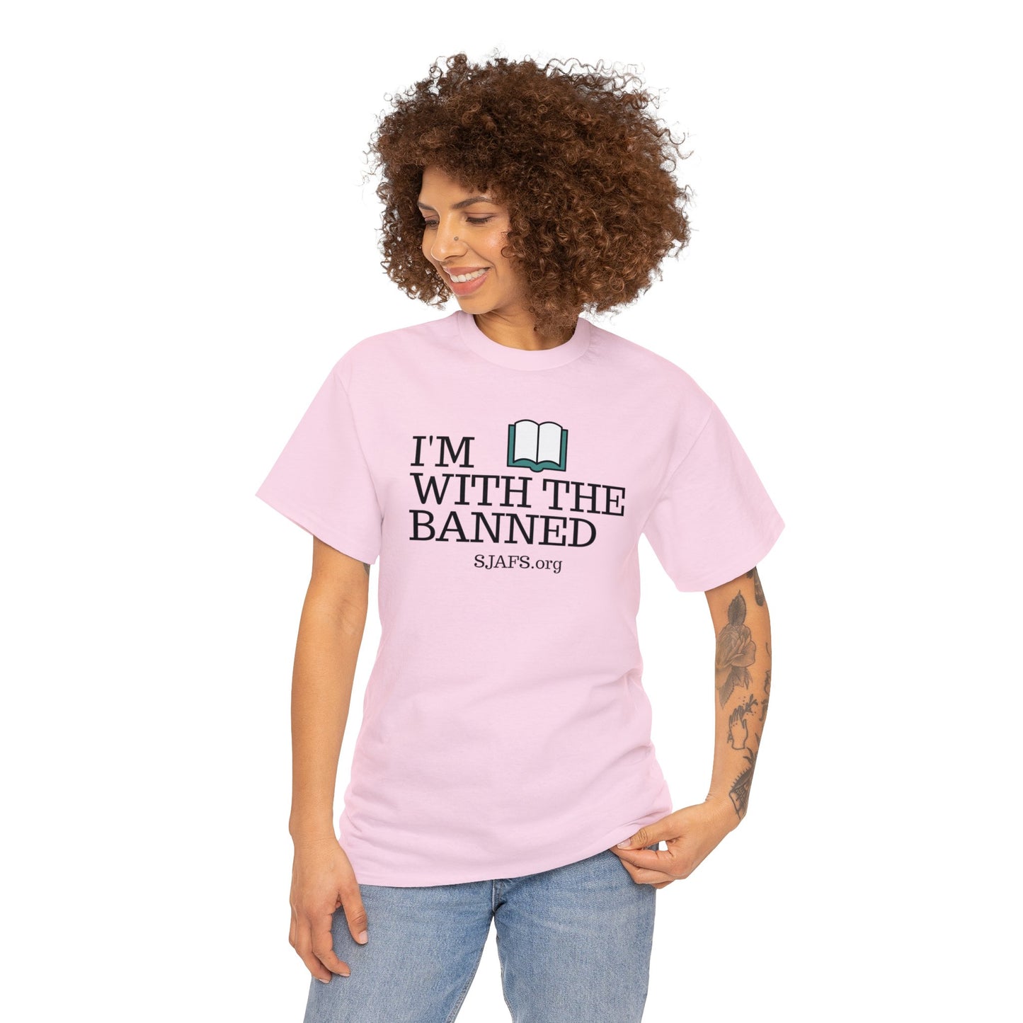 SJAFS I'm With the Banned Unisex Heavy Cotton Tee