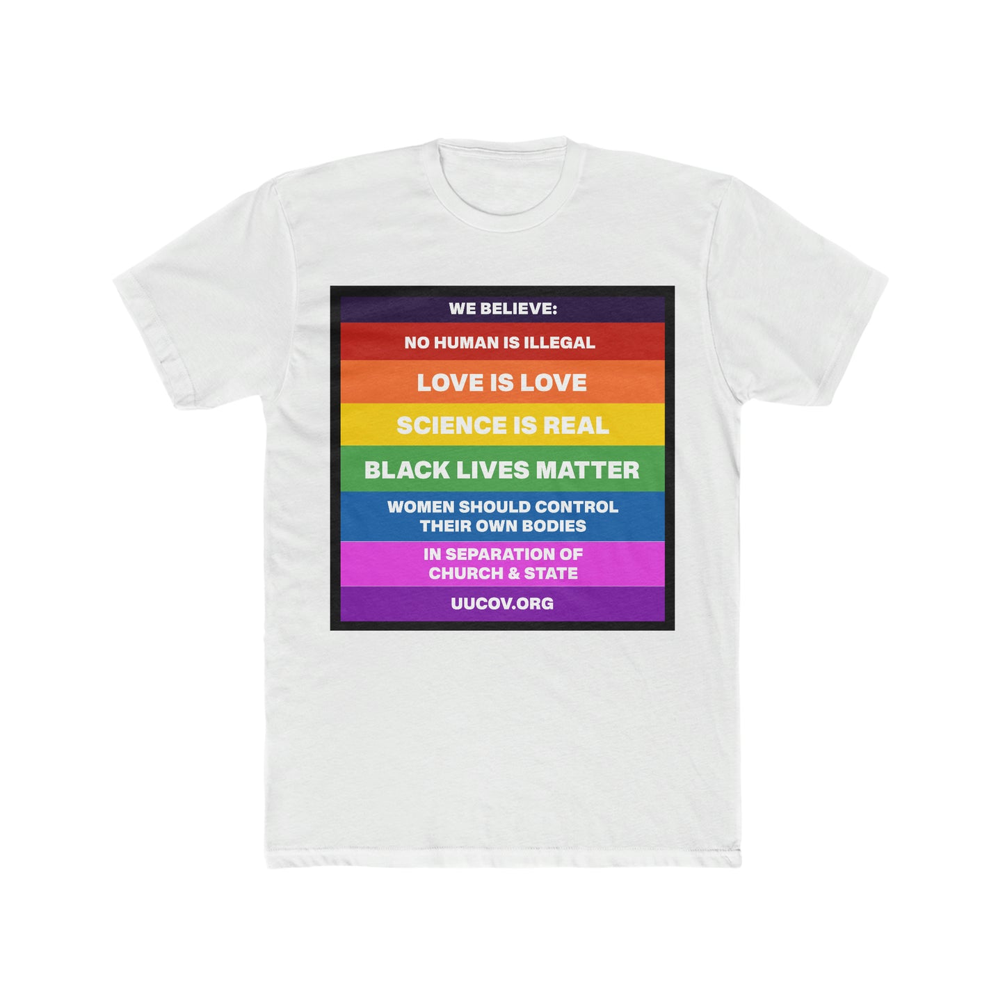 We Believe Men's Cotton Crew Tee