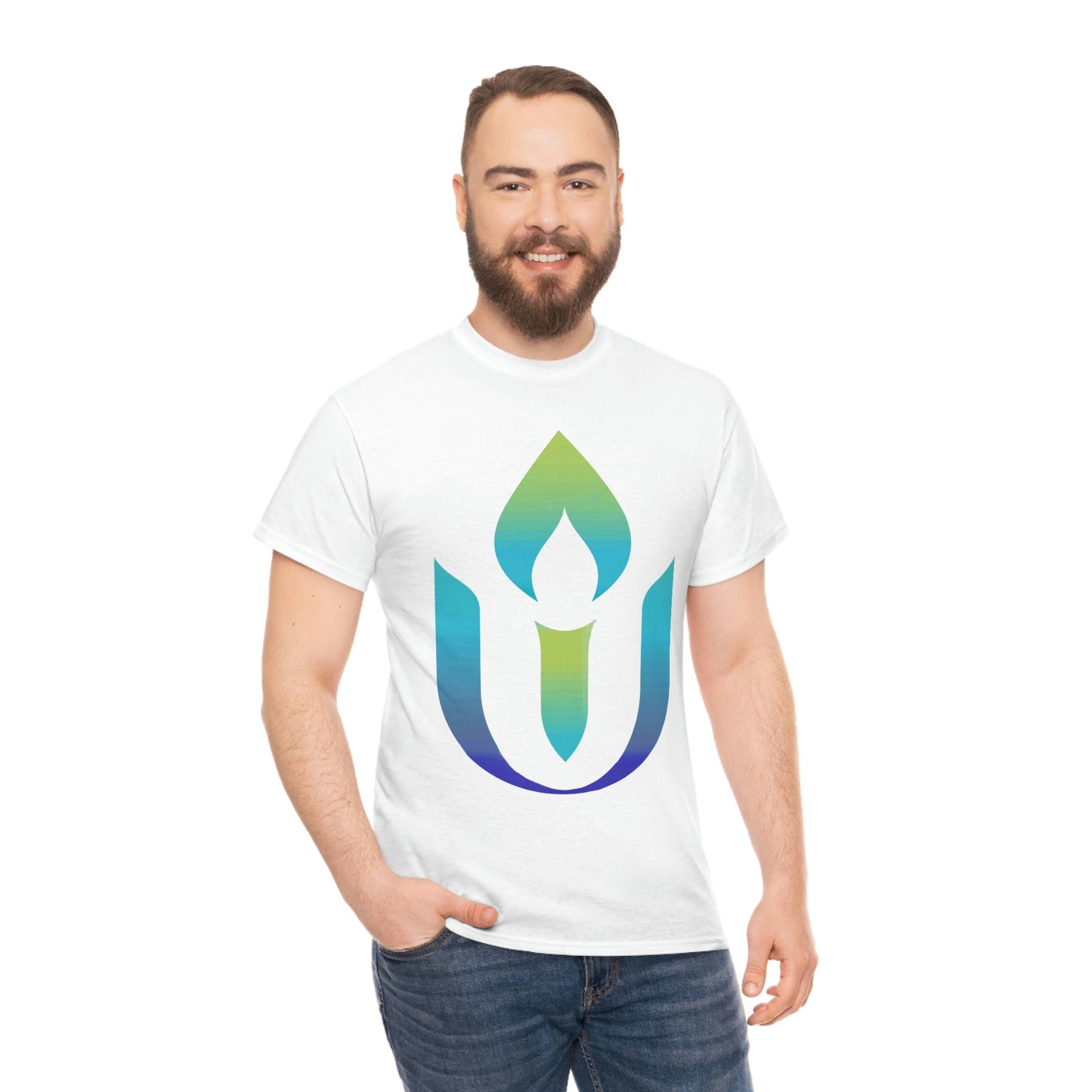 UUCOV Gradient Logo Unisex Heavy Cotton Tee