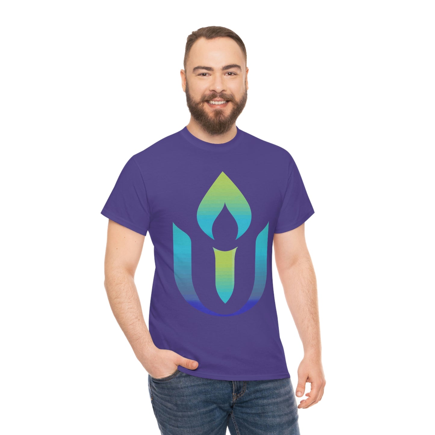 UUCOV Gradient Logo Unisex Heavy Cotton Tee