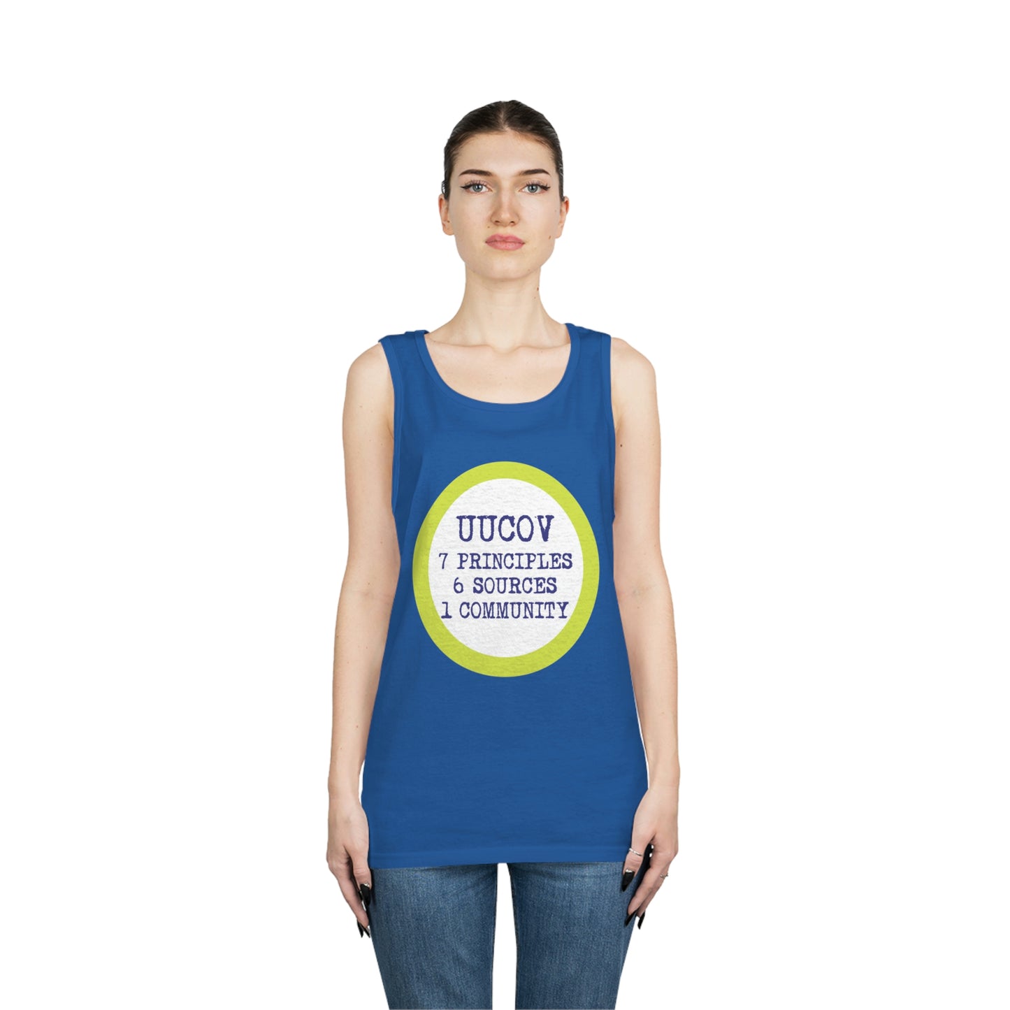 7 Principles Unisex Heavy Cotton Tank Top