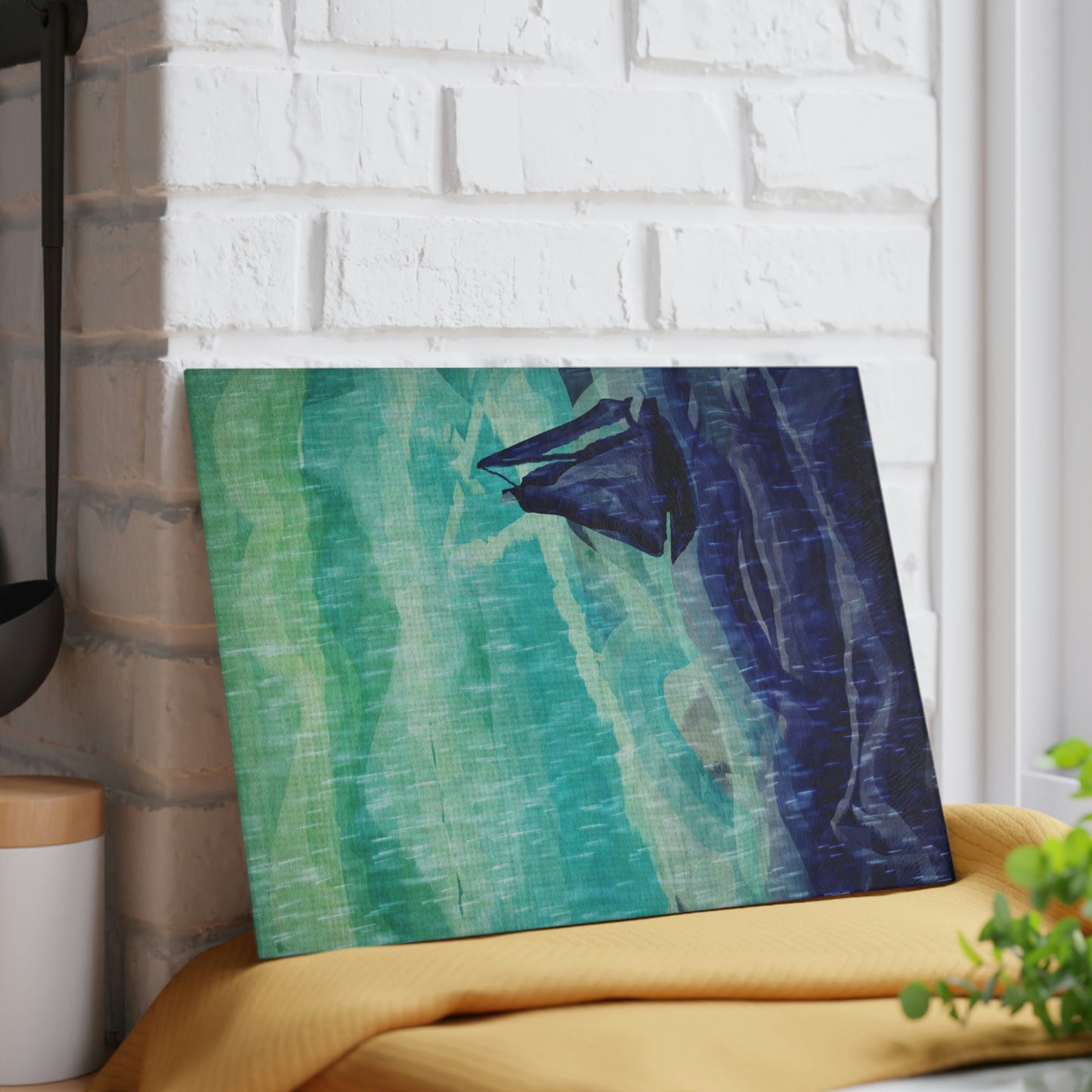Storm at Sea Glass Cutting Board