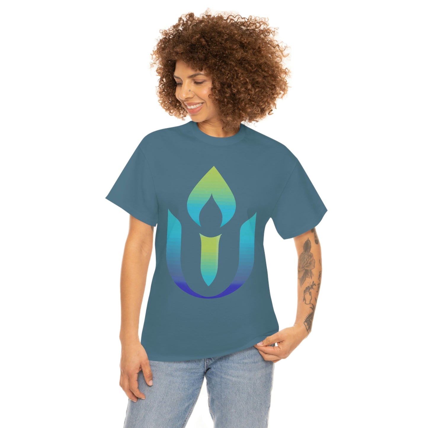 UUCOV Gradient Logo Unisex Heavy Cotton Tee