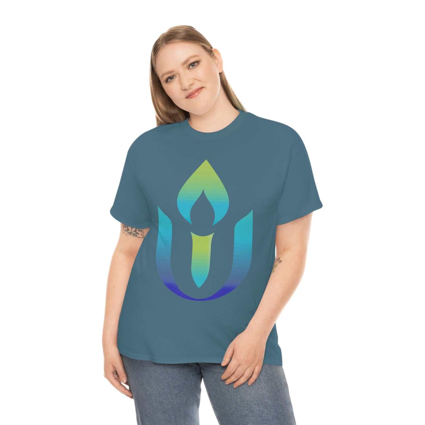 UUCOV Gradient Logo Unisex Heavy Cotton Tee