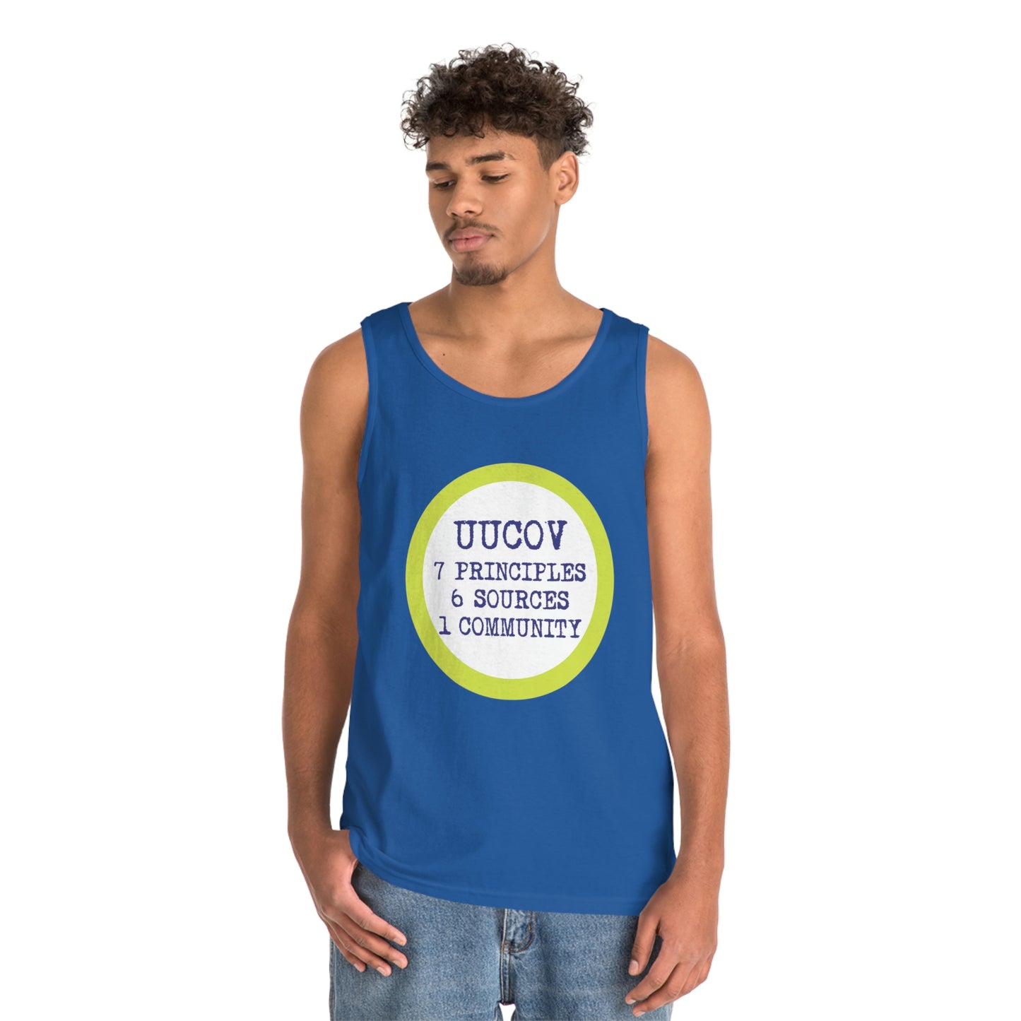 7 Principles Unisex Heavy Cotton Tank Top