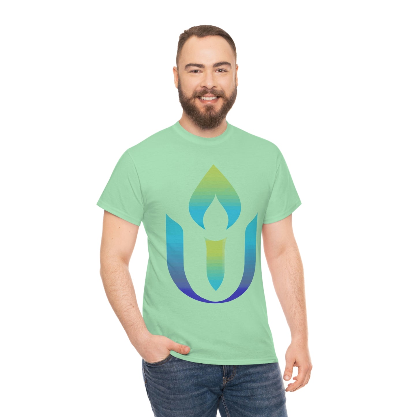 UUCOV Gradient Logo Unisex Heavy Cotton Tee