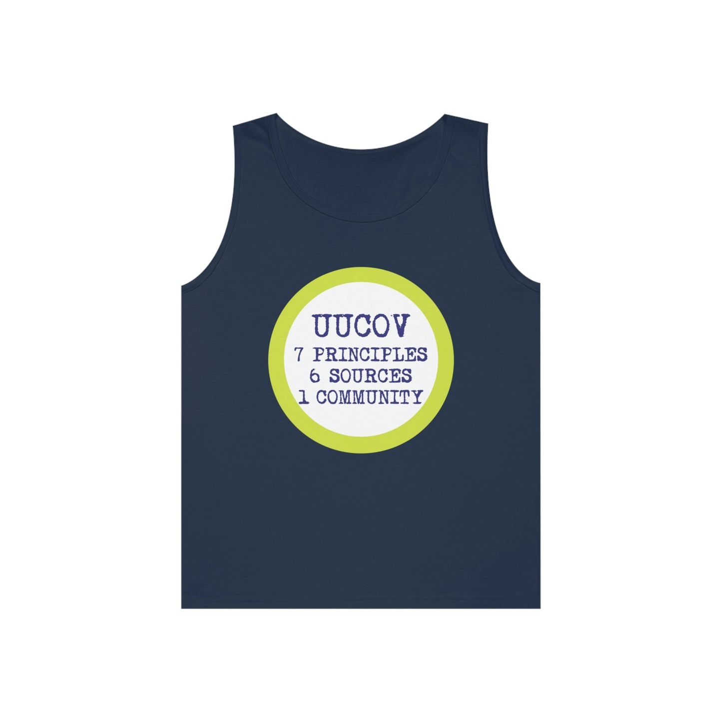 7 Principles Unisex Heavy Cotton Tank Top