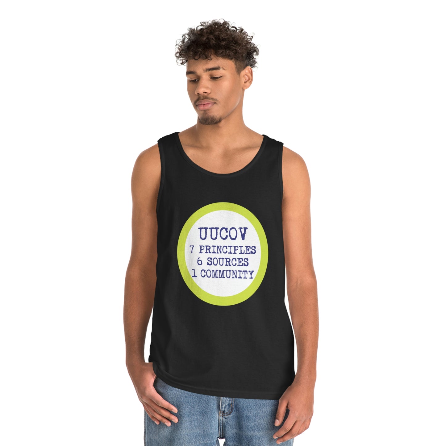 7 Principles Unisex Heavy Cotton Tank Top
