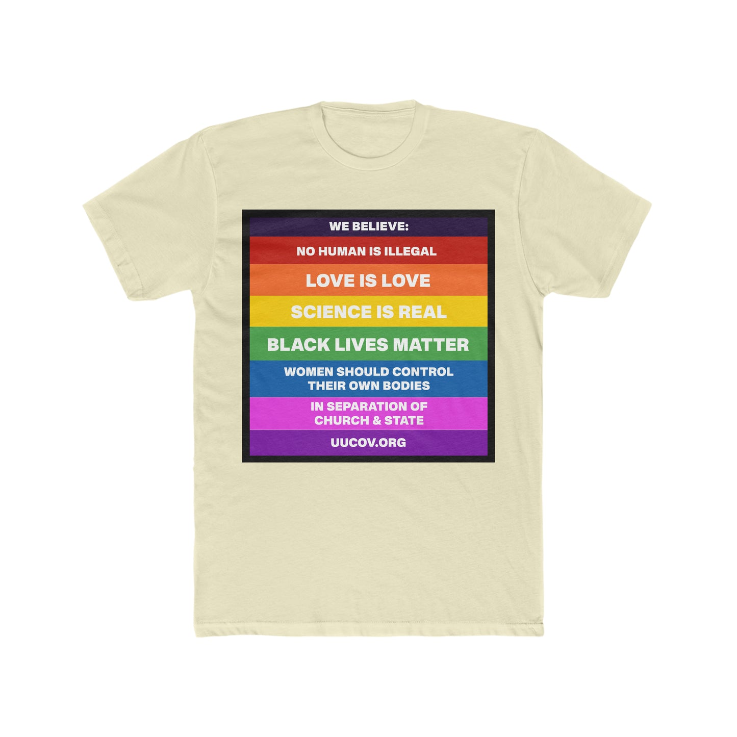 We Believe Men's Cotton Crew Tee
