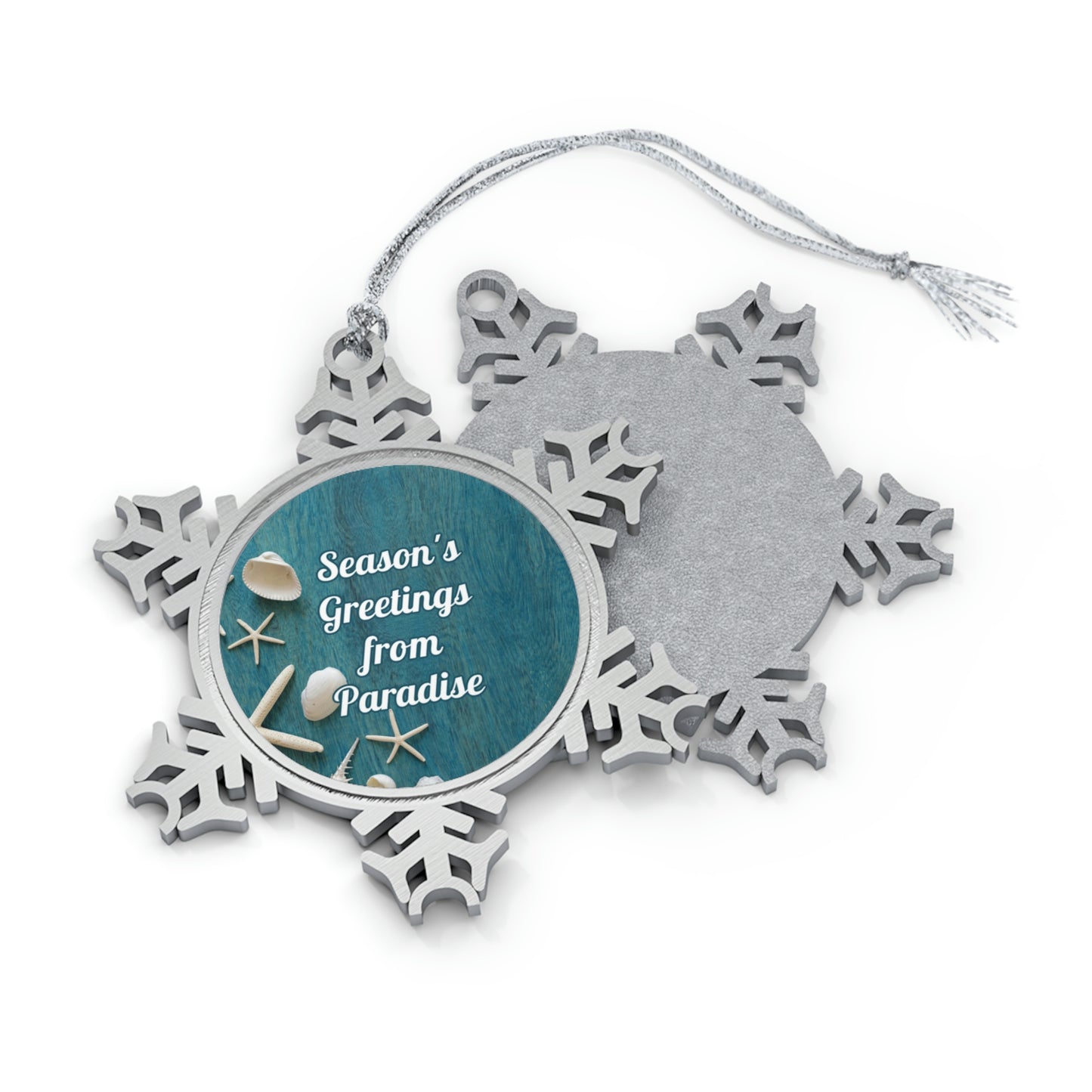 Pewter Snowflake Ornament