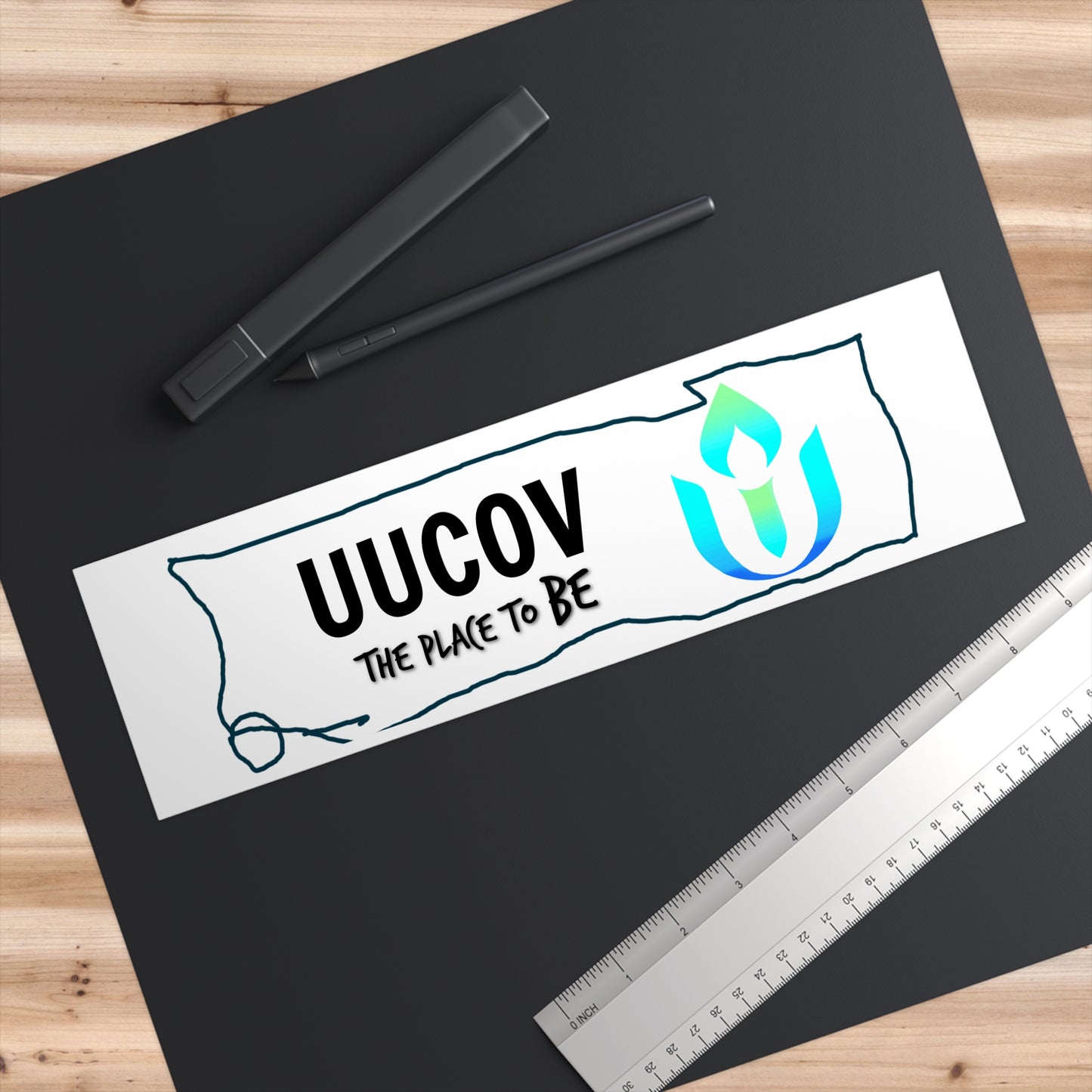 UUCOV The Place To Be Bumper Stickers