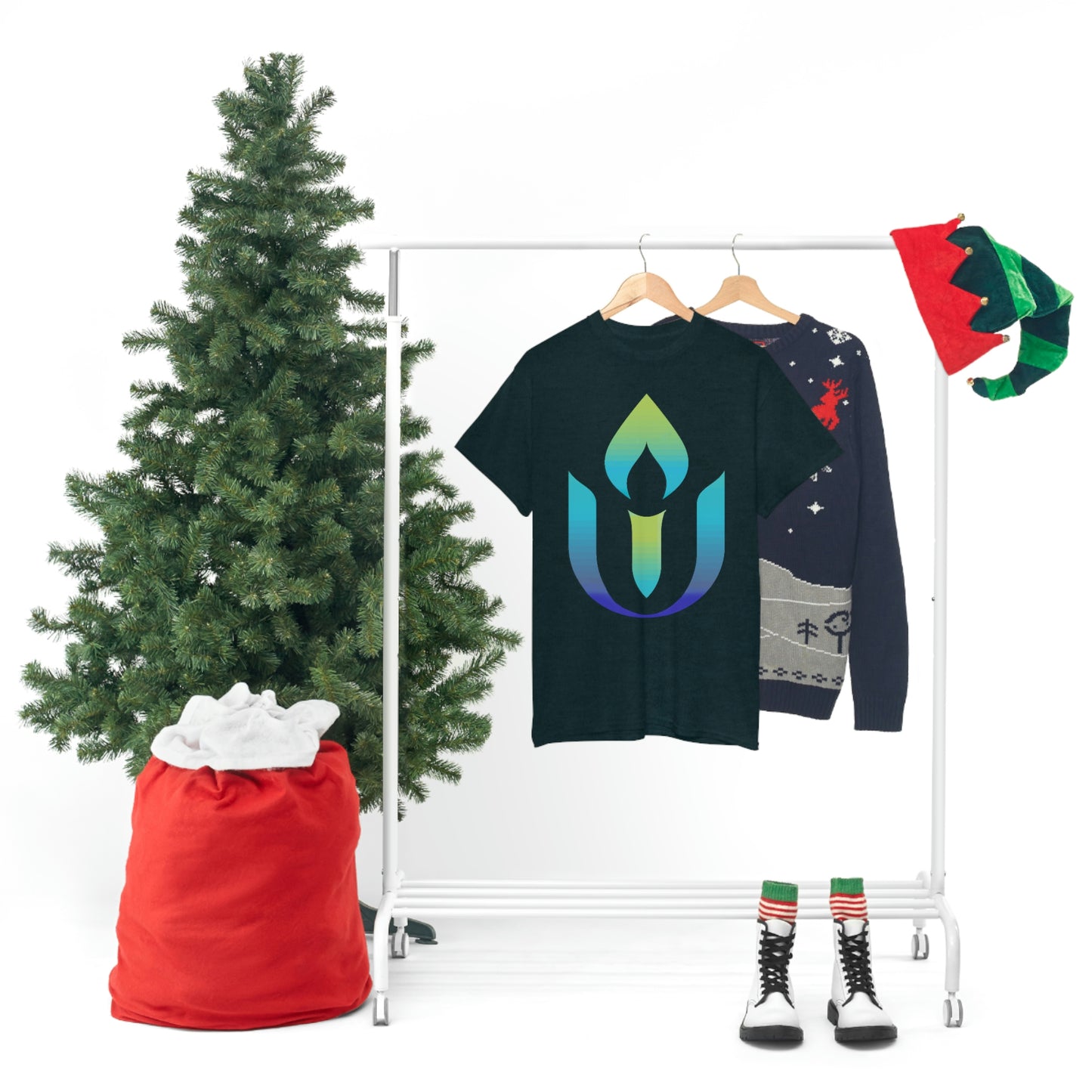 UUCOV Gradient Logo Unisex Heavy Cotton Tee