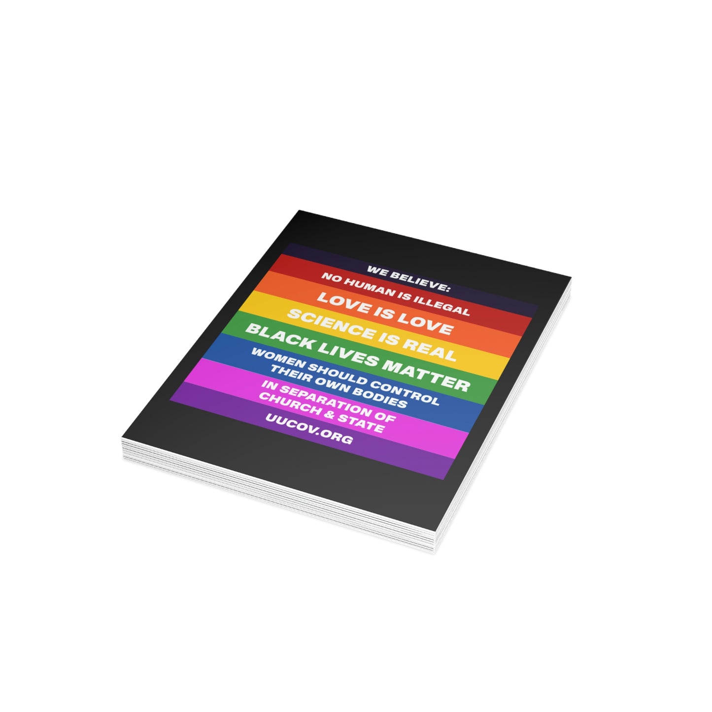 We Believe Greeting Cards (1, 10, 30, and 50pcs)