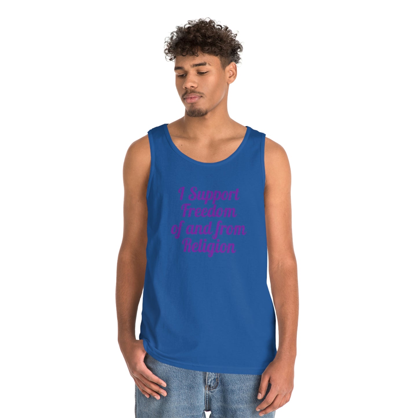 Freedom Unisex Heavy Cotton Tank Top