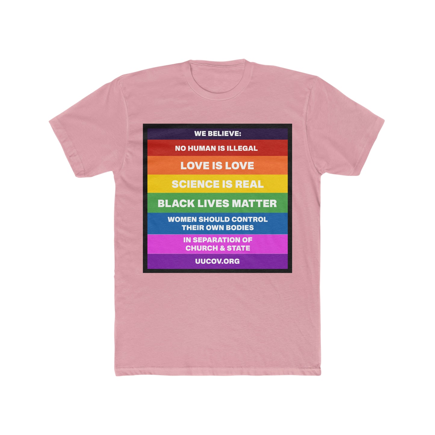 We Believe Men's Cotton Crew Tee