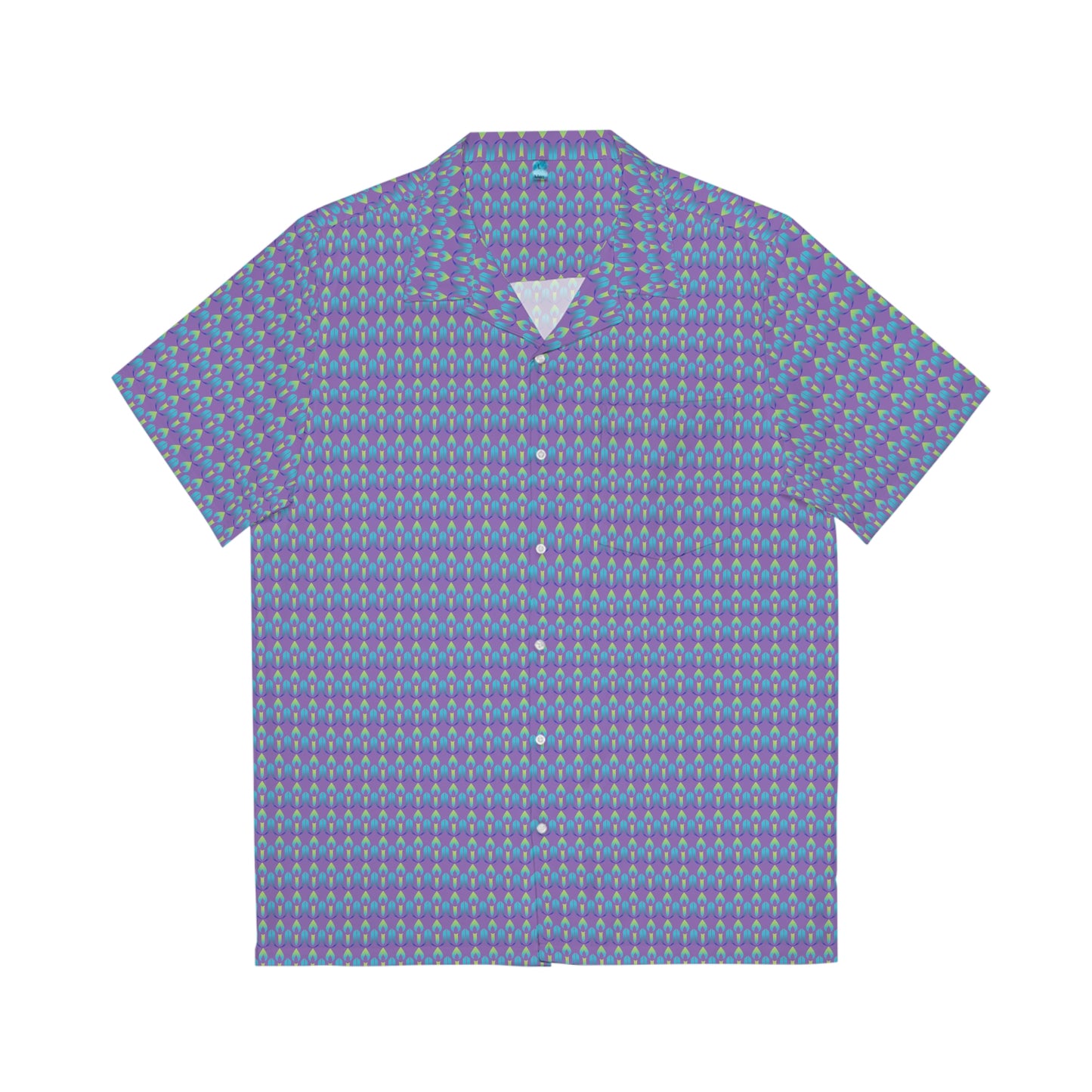 Purple UUCOV Men's Hawaiian Shirt (AOP)