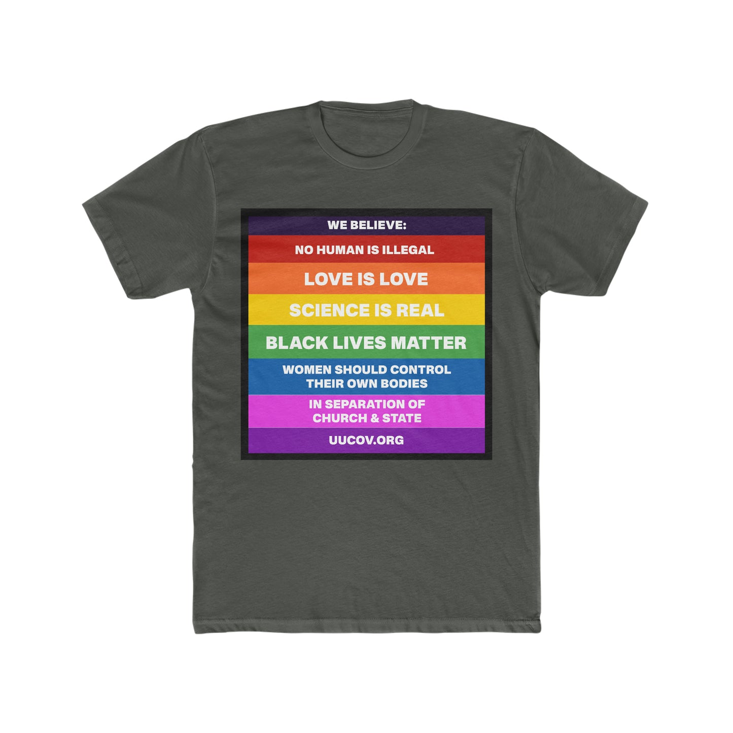 We Believe Men's Cotton Crew Tee