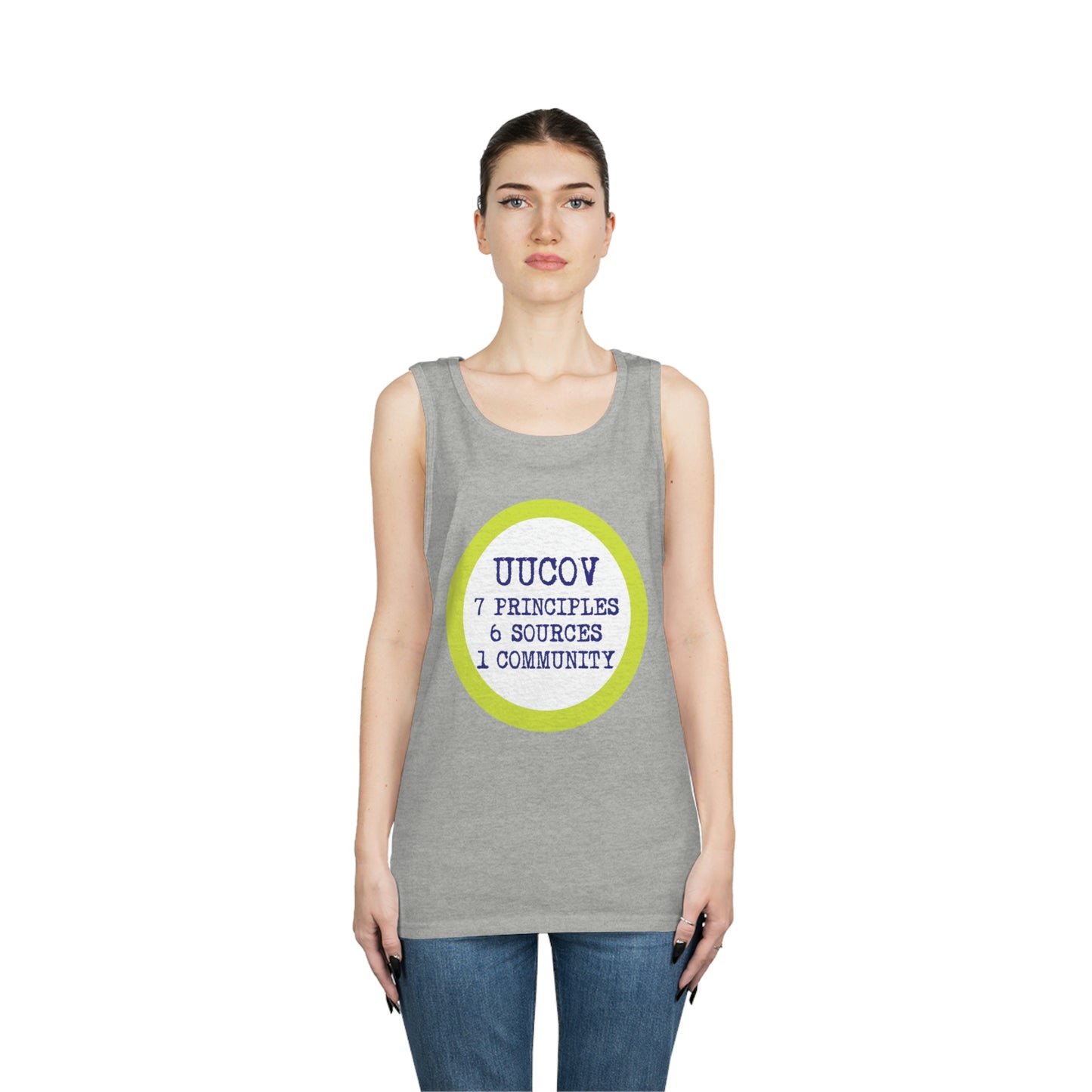 7 Principles Unisex Heavy Cotton Tank Top