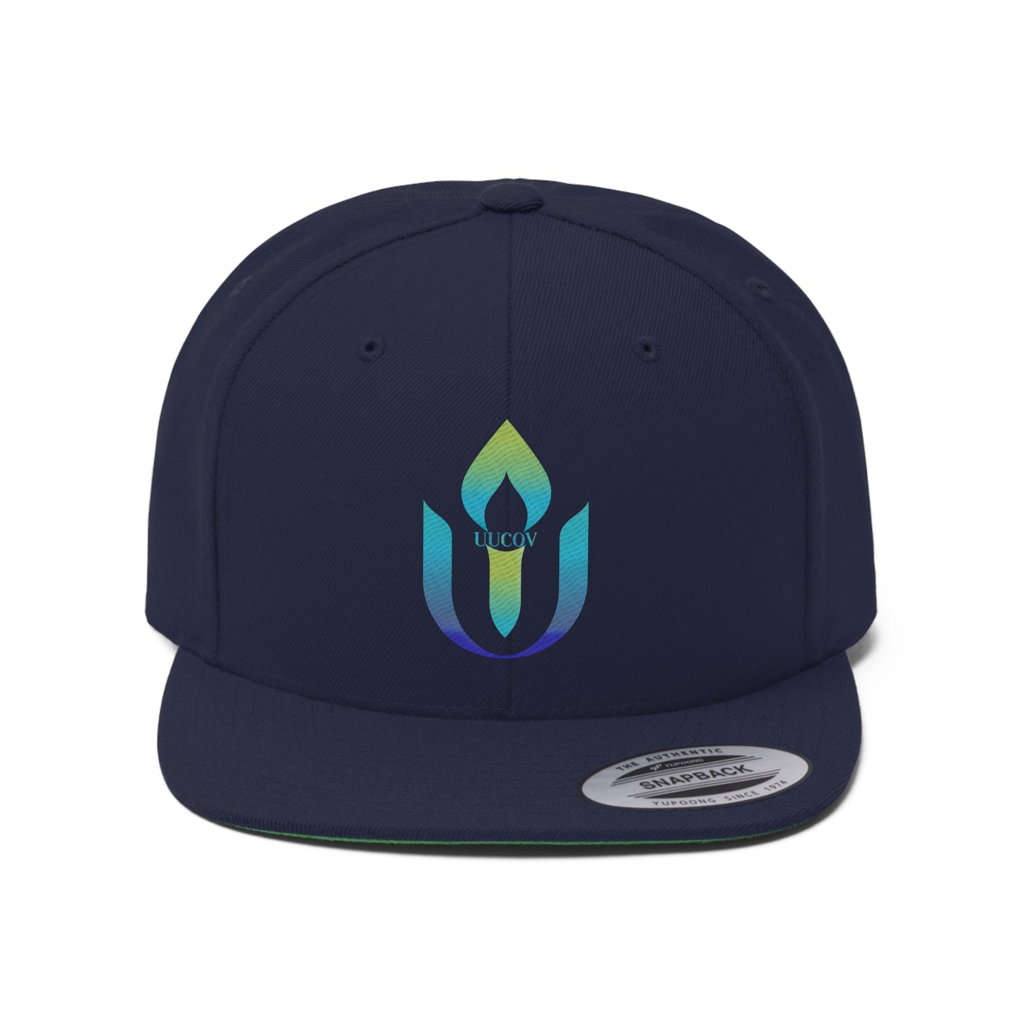 UUCOV Unisex Flat Bill Hat (Embroidered design)