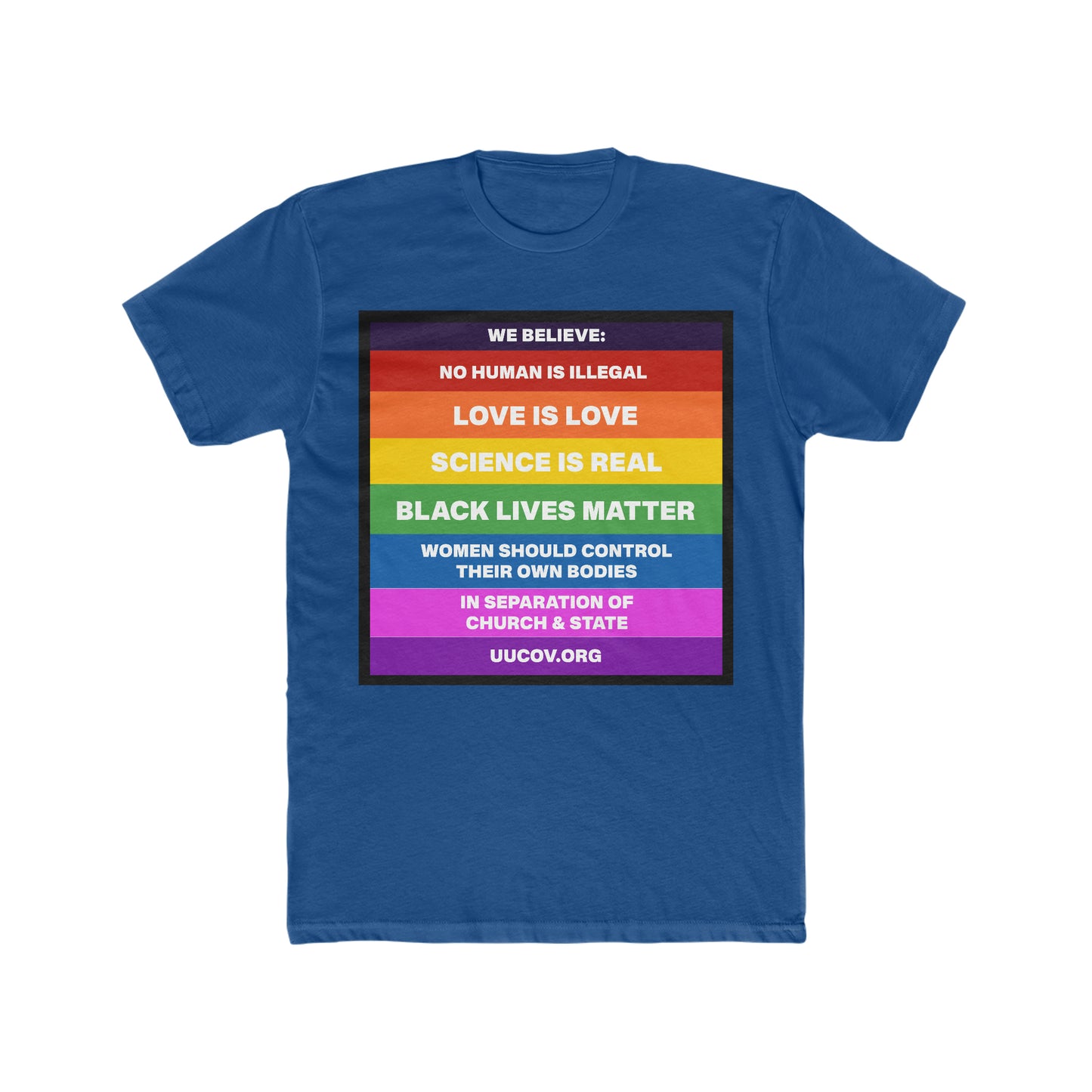 We Believe Men's Cotton Crew Tee