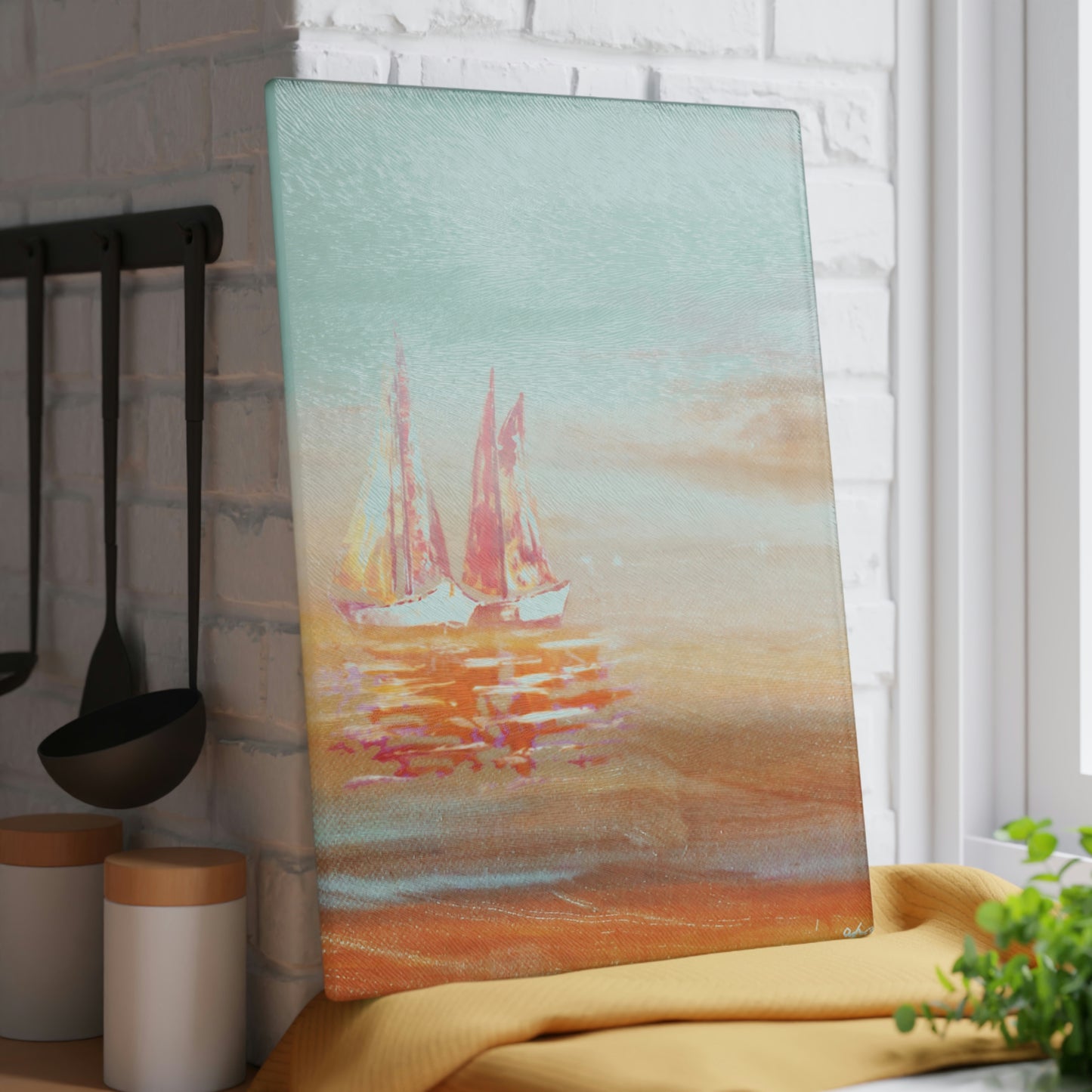 Fog Glass Cutting Board