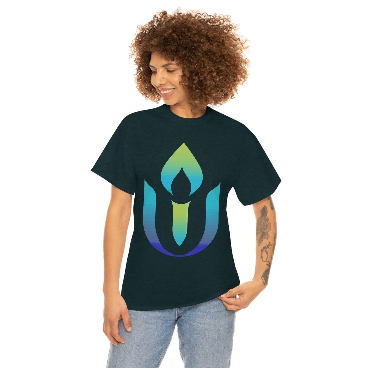 UUCOV Gradient Logo Unisex Heavy Cotton Tee