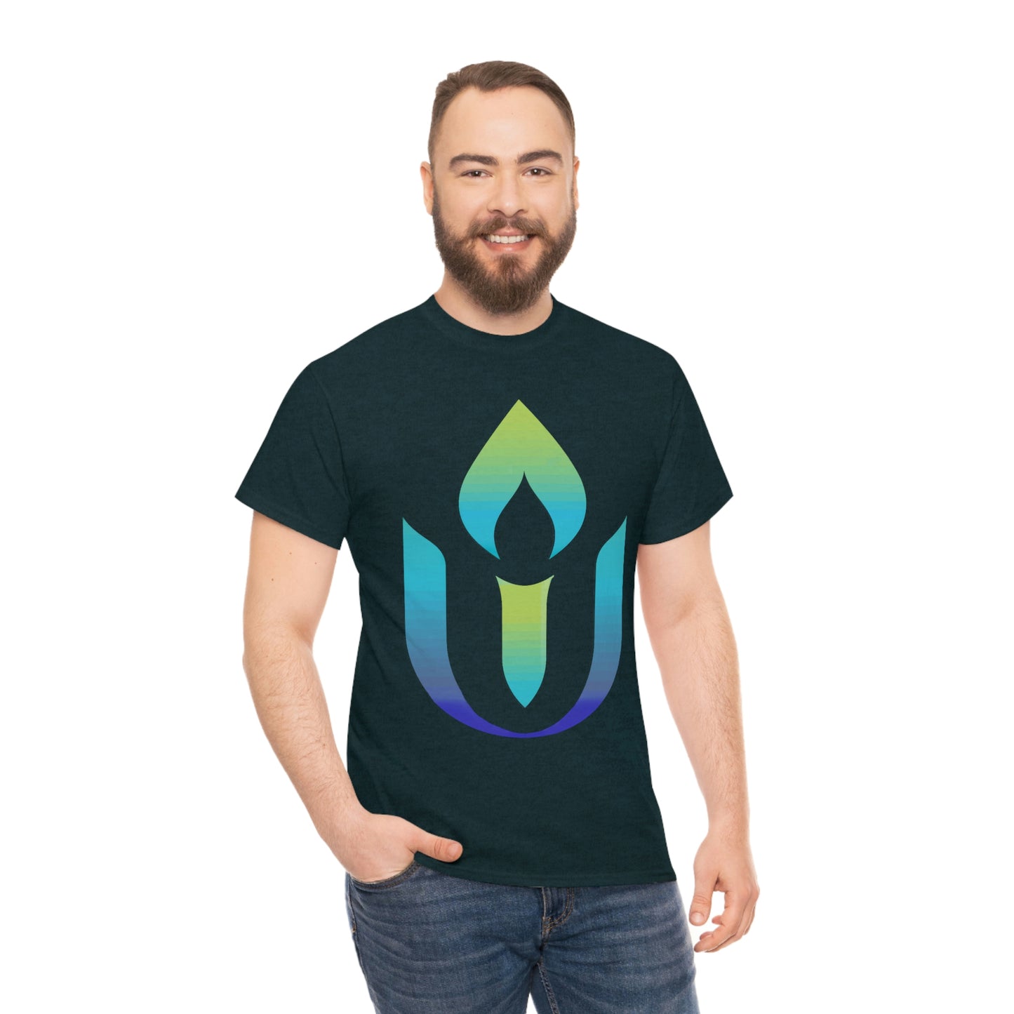 UUCOV Gradient Logo Unisex Heavy Cotton Tee