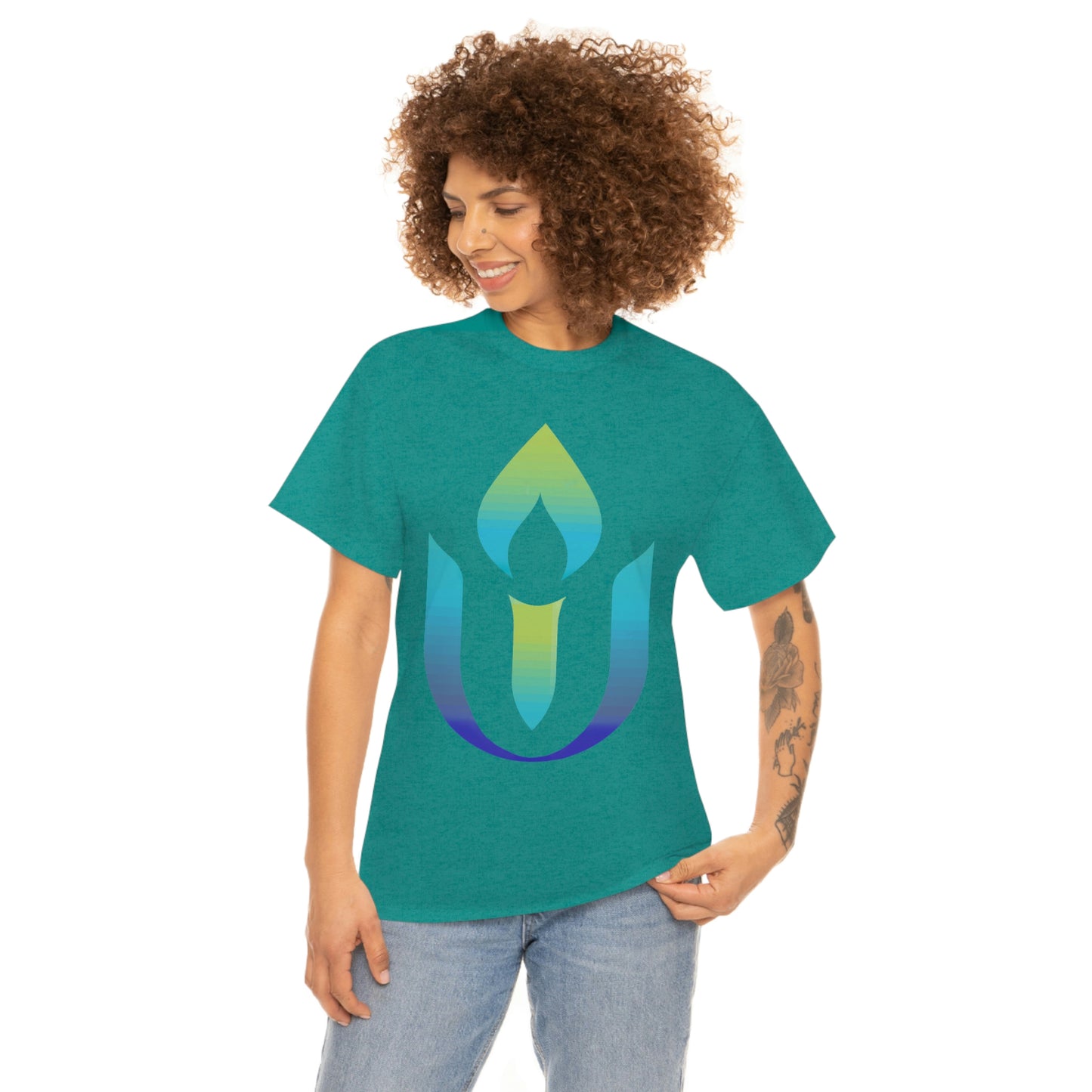 UUCOV Gradient Logo Unisex Heavy Cotton Tee