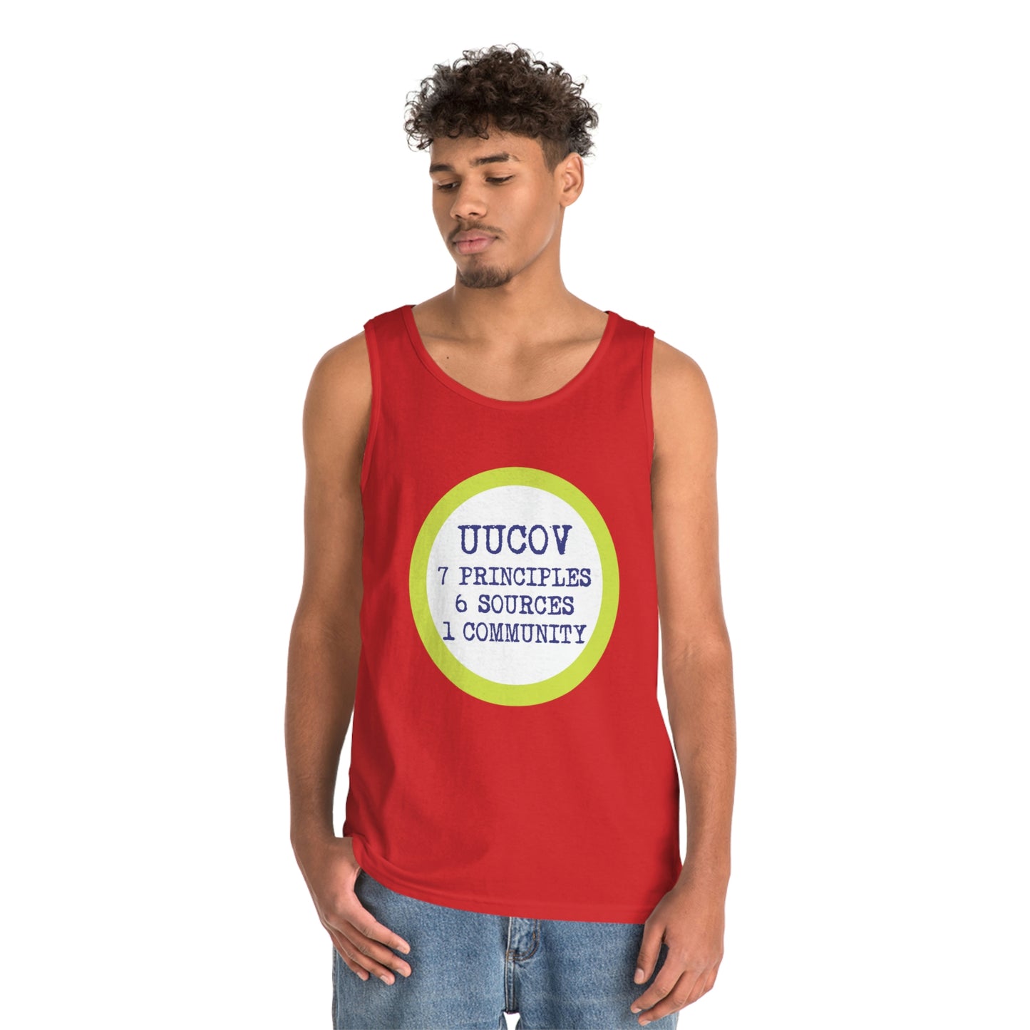 7 Principles Unisex Heavy Cotton Tank Top