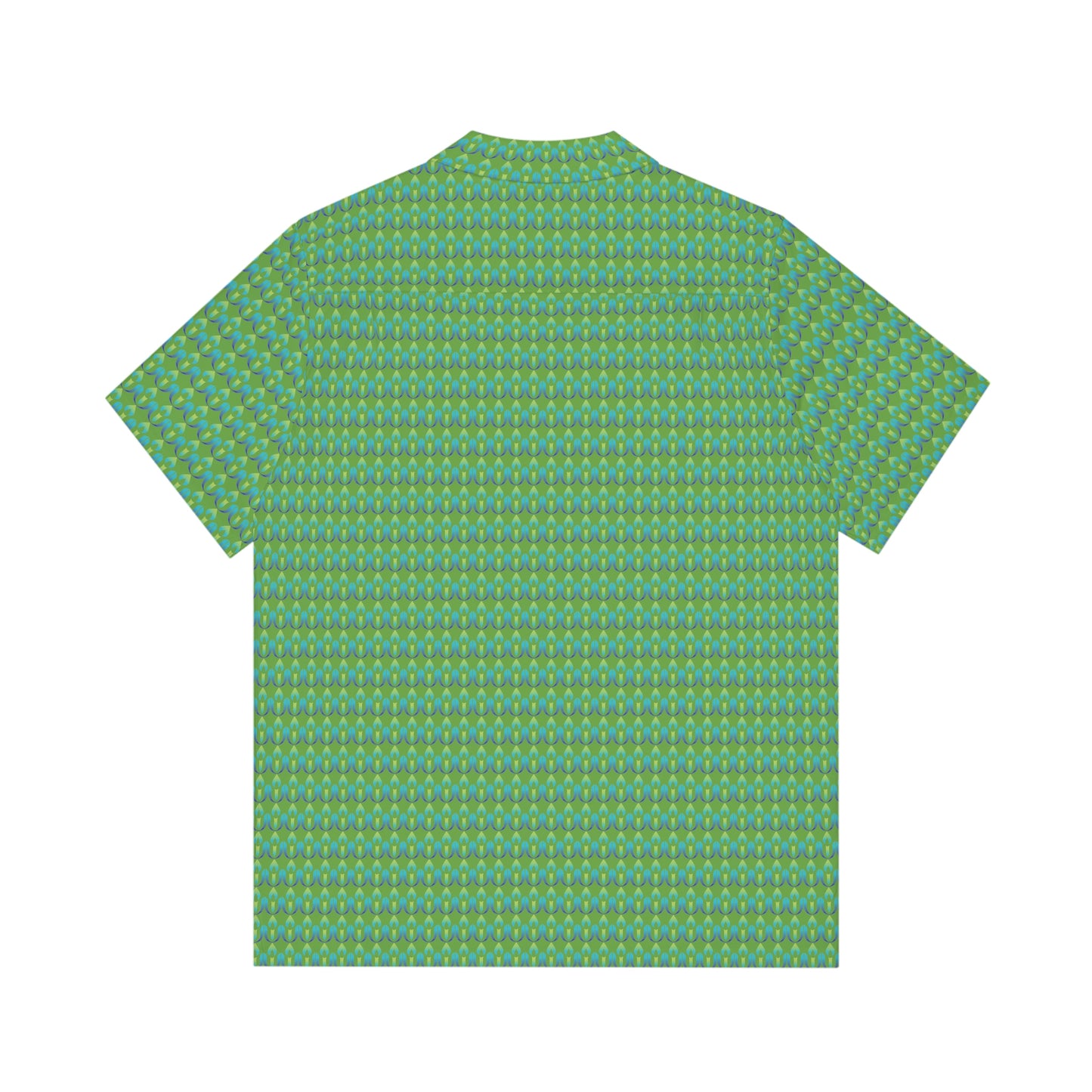 Green UUCOV Men's Hawaiian Shirt (AOP)